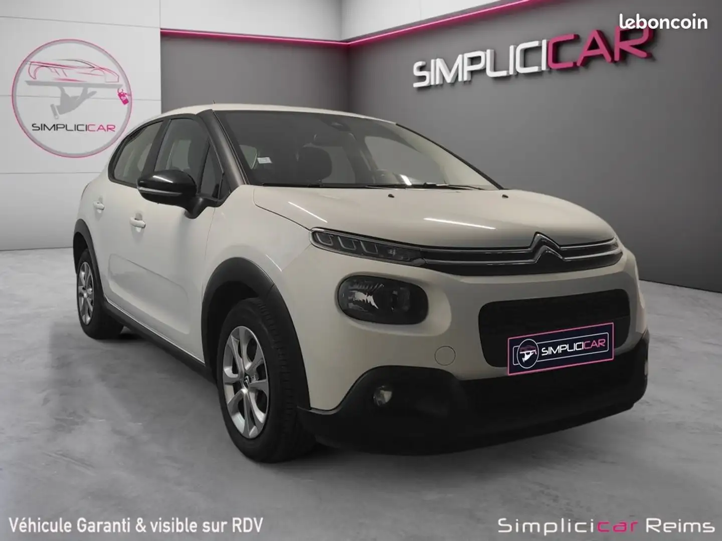 Citroen C3 BUSINESS bluehdi 100 feel , garantie 12 mois Blanc - 1