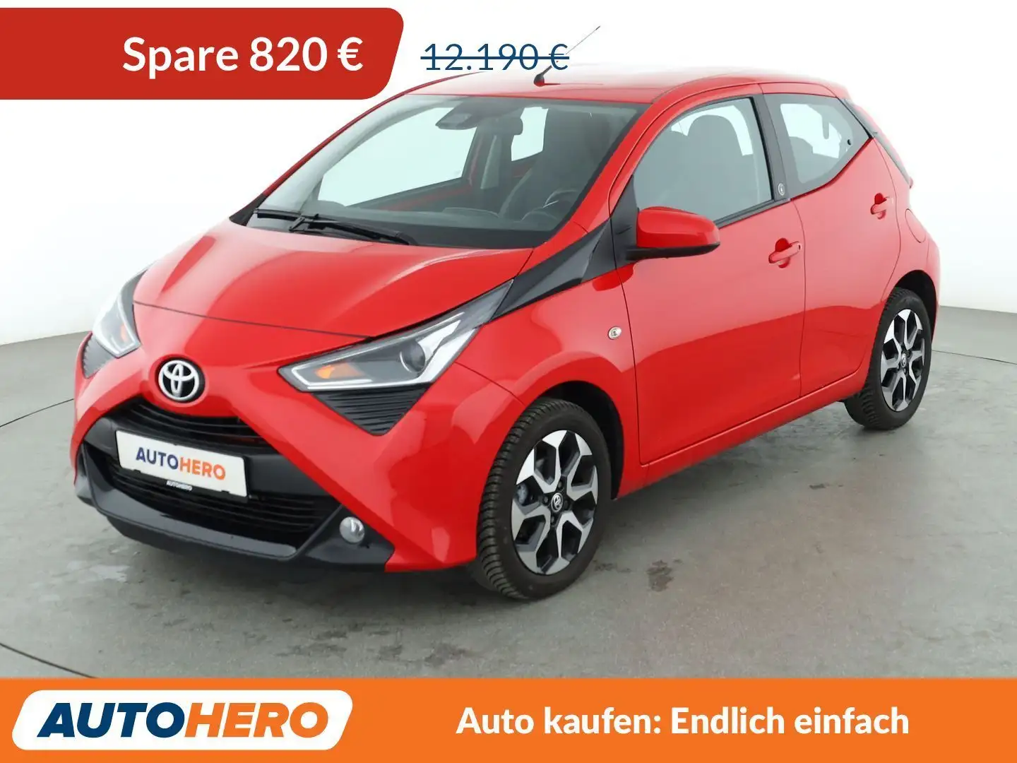 Toyota Aygo 1.0 x-play Team D *CAM*KLIMA*GARANTIE* Rot - 1