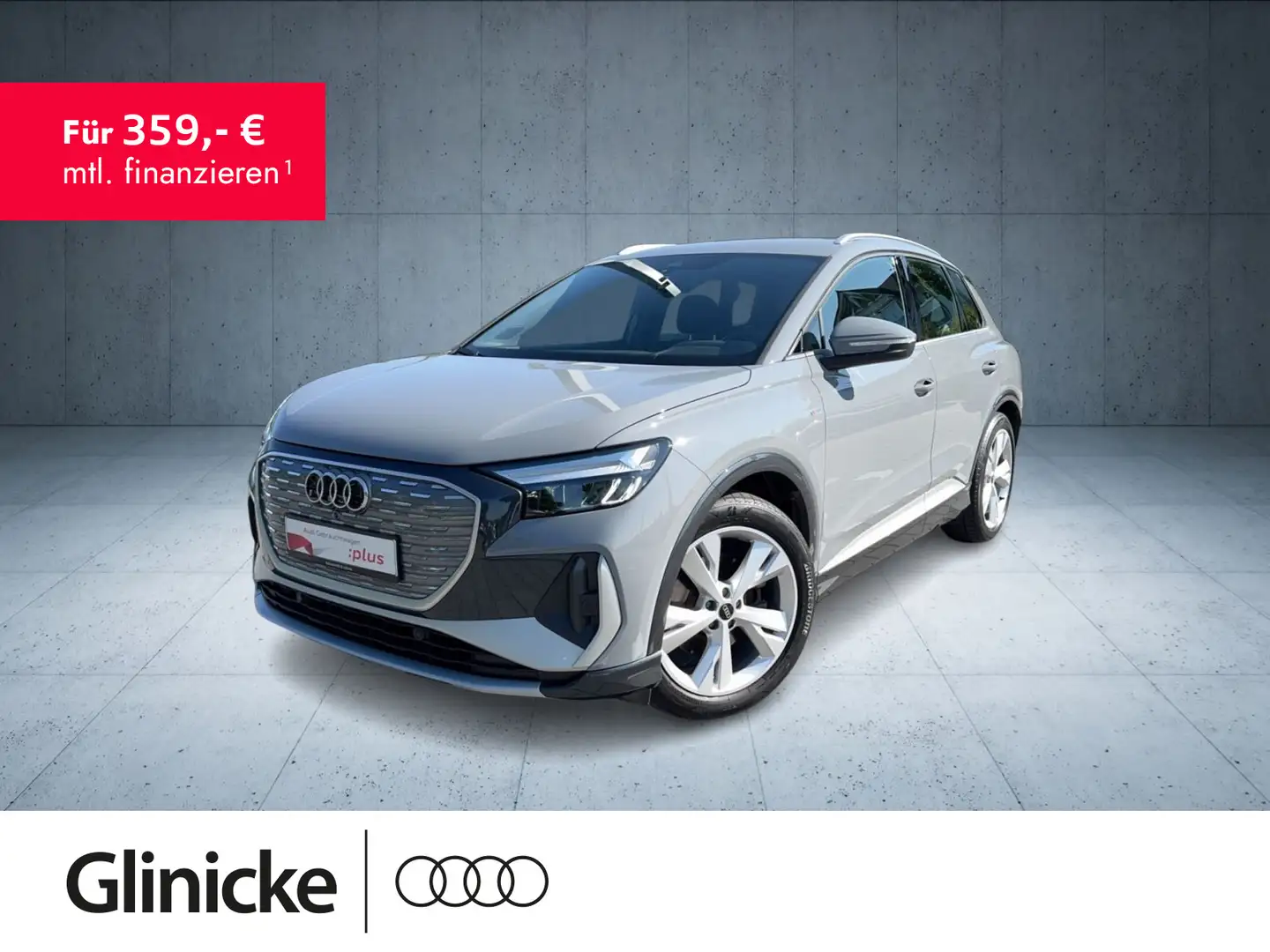 Audi Q4 e-tron S line MMI/Nav/sound/SHZ/EPH/Temp/LED Grau - 1