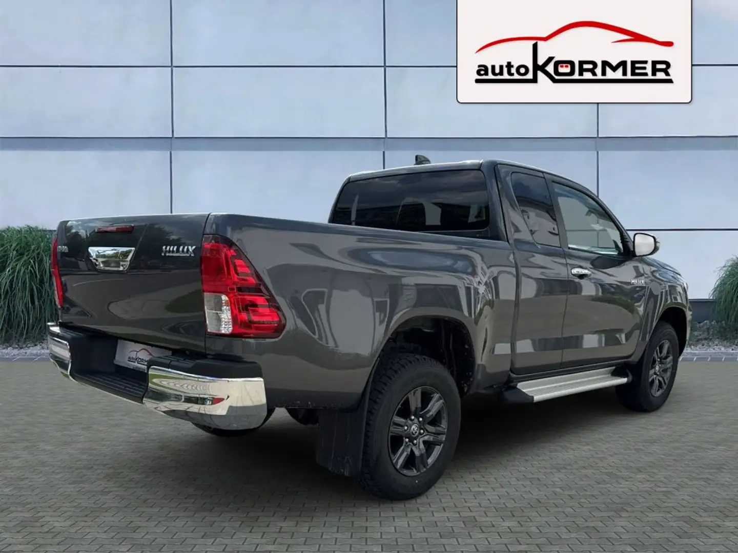 Toyota Hilux 2.4 Extra Cab Comfort Autom.,ACC,CarPlay,sofort siva - 2
