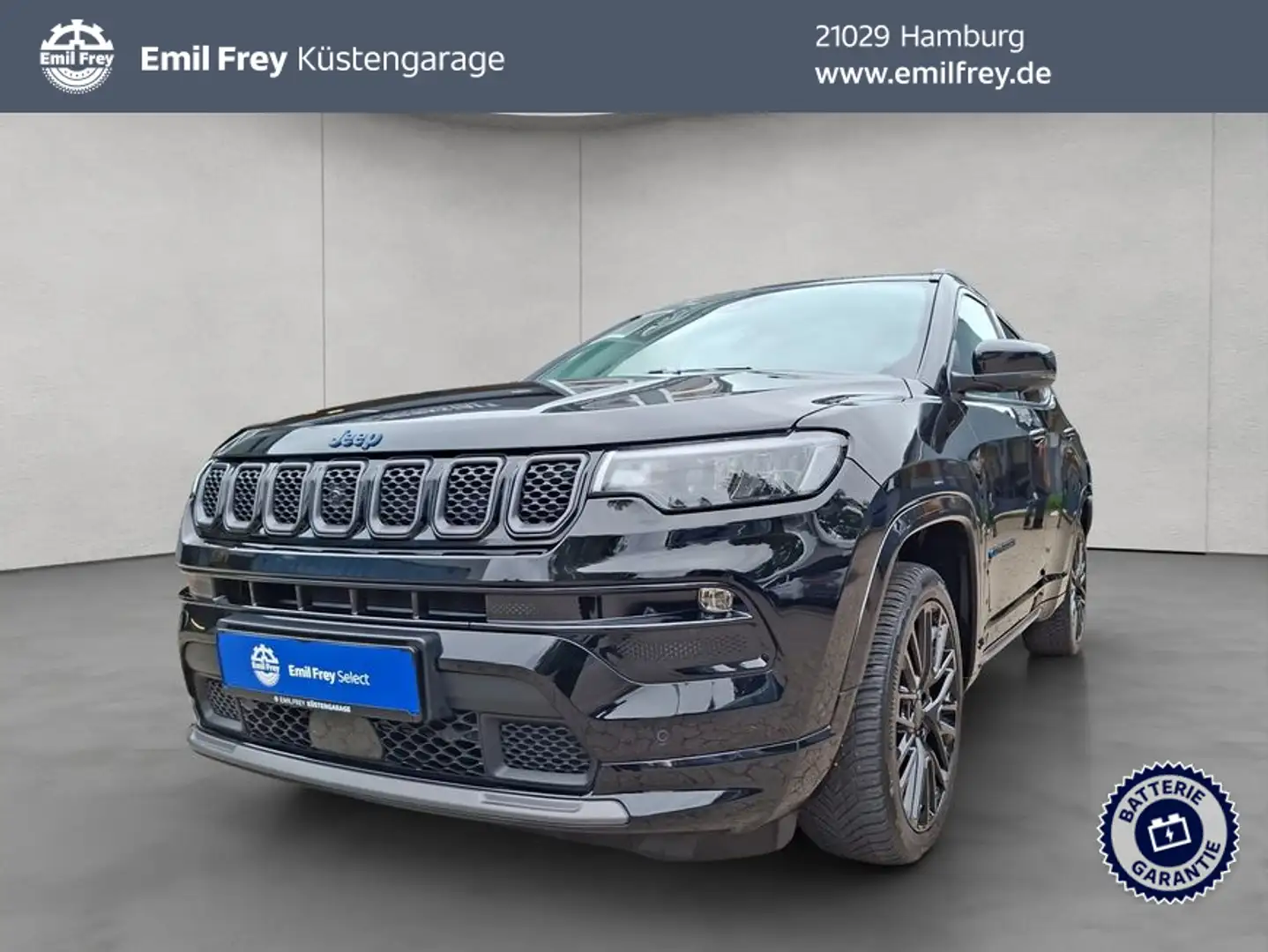 Jeep Compass 1.3 T4 4xe PLUG-IN HYBRID Automatik S LE Zwart - 1