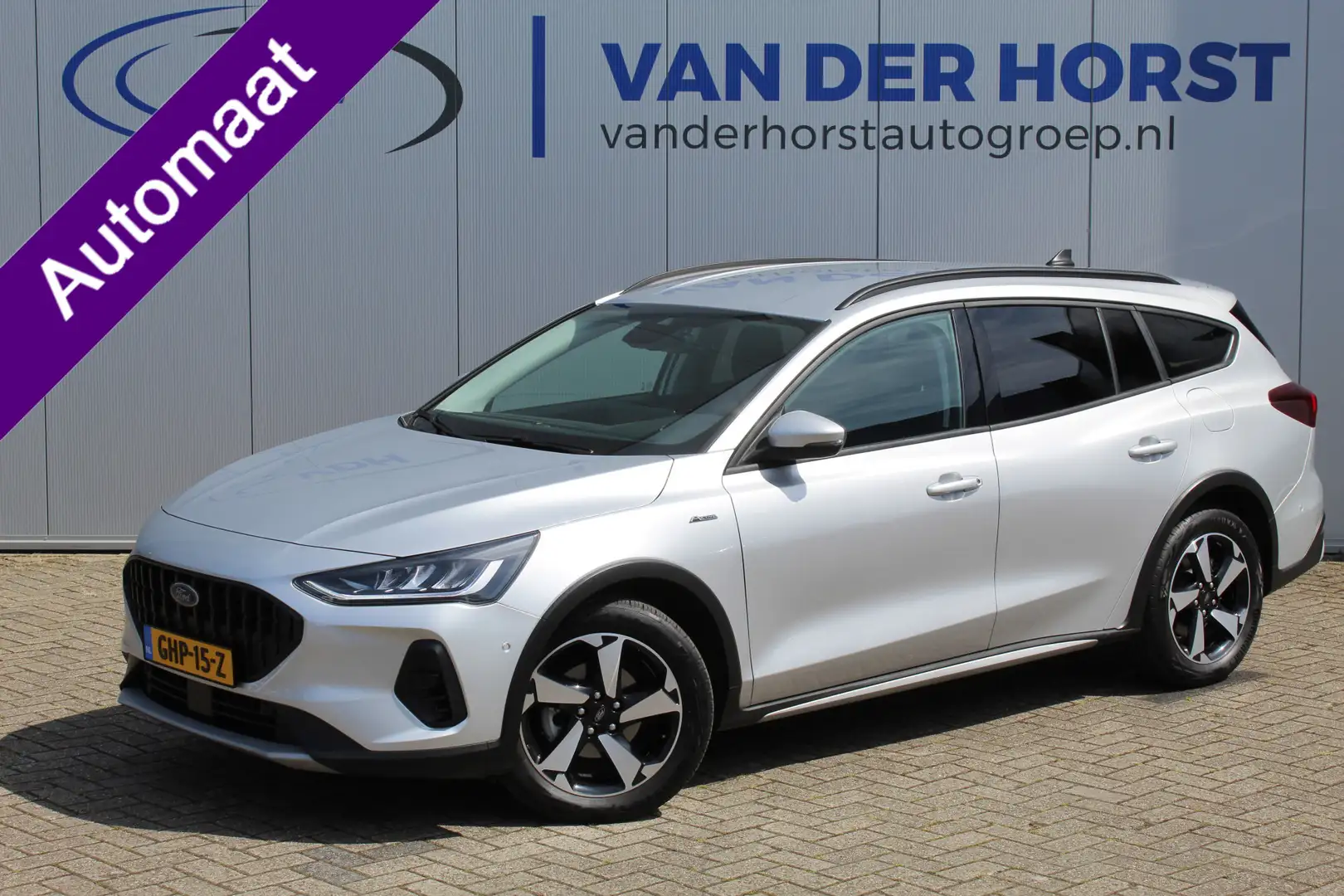 Ford Focus Wagon 1.0-155pk EcoBoost Active AUTOMAAT ! Trekgew Zilver - 1
