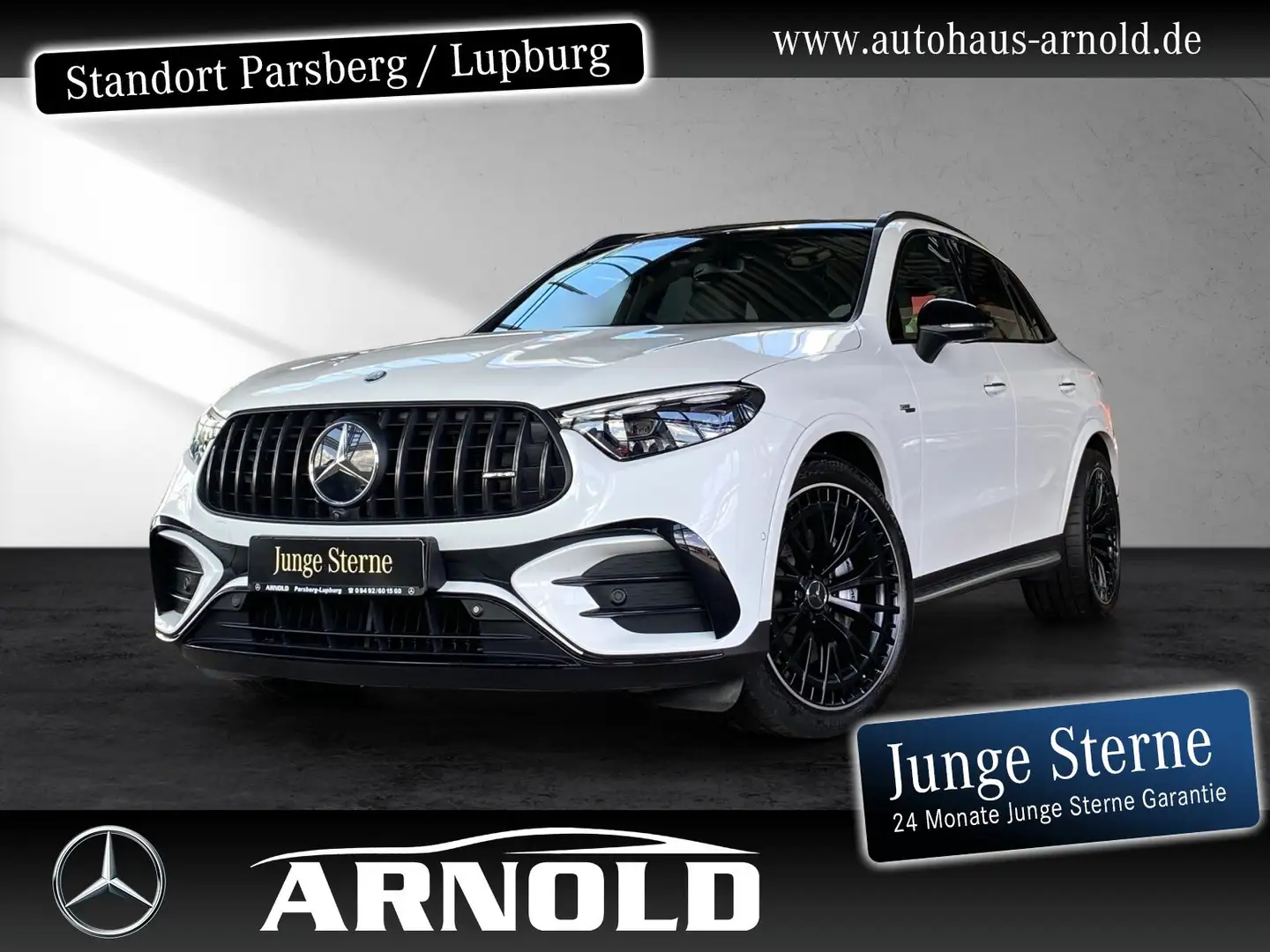 Mercedes-Benz GLC 43 AMG Mercedes-AMG GLC 43 4M Night 360° Pano AHK 21" Weiß - 1