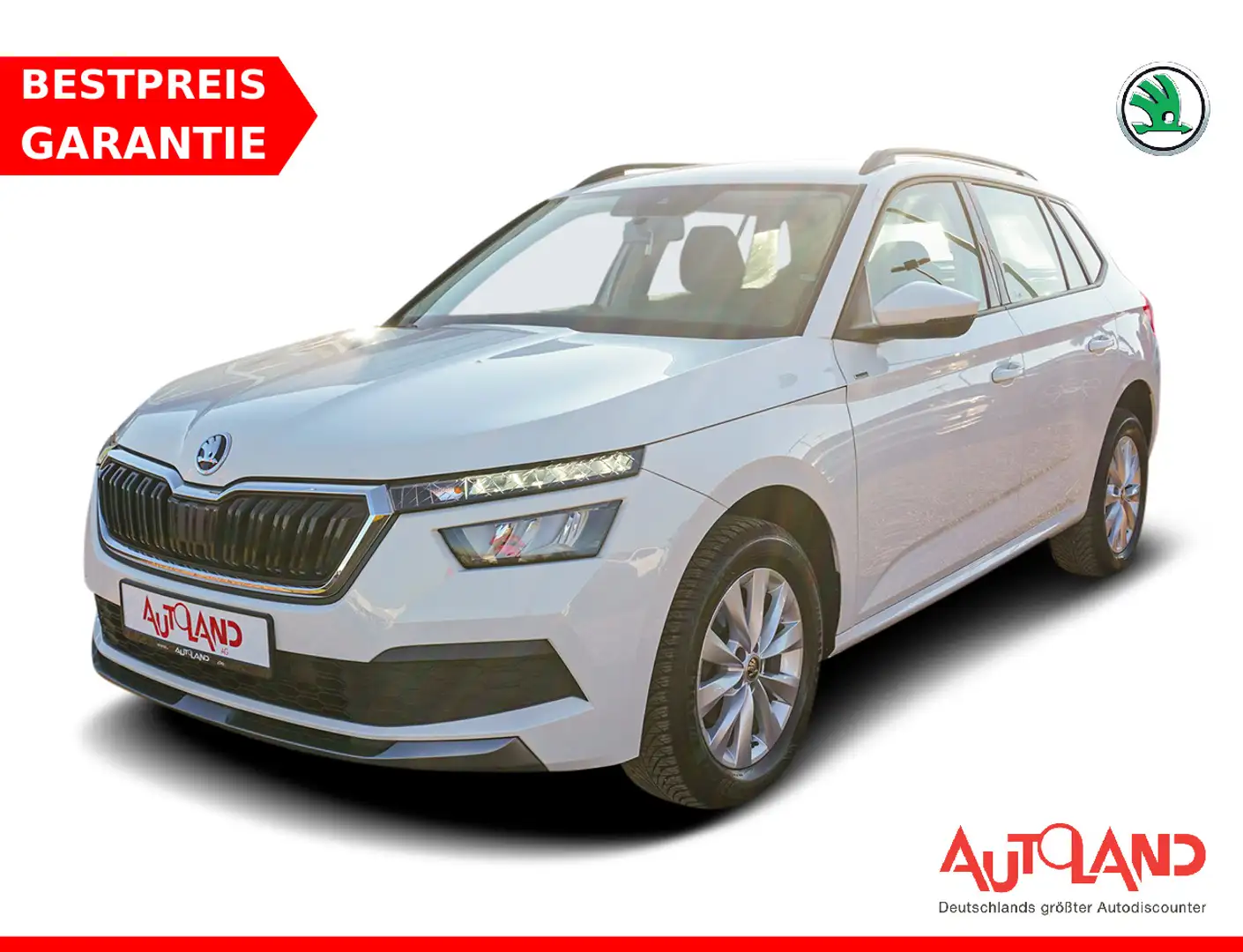 Skoda Kamiq 1.0 TSI Ambition LED Navi AHK Sitzheizung Blanc - 1