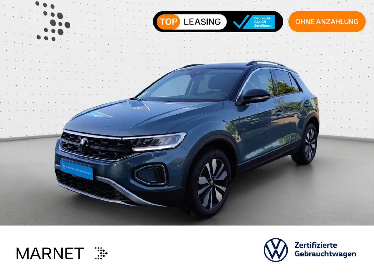 Volkswagen T-Roc Life MOVE 1.0 TSI 81kW NAVI*KAMERA*LED*ASG Blau - 1