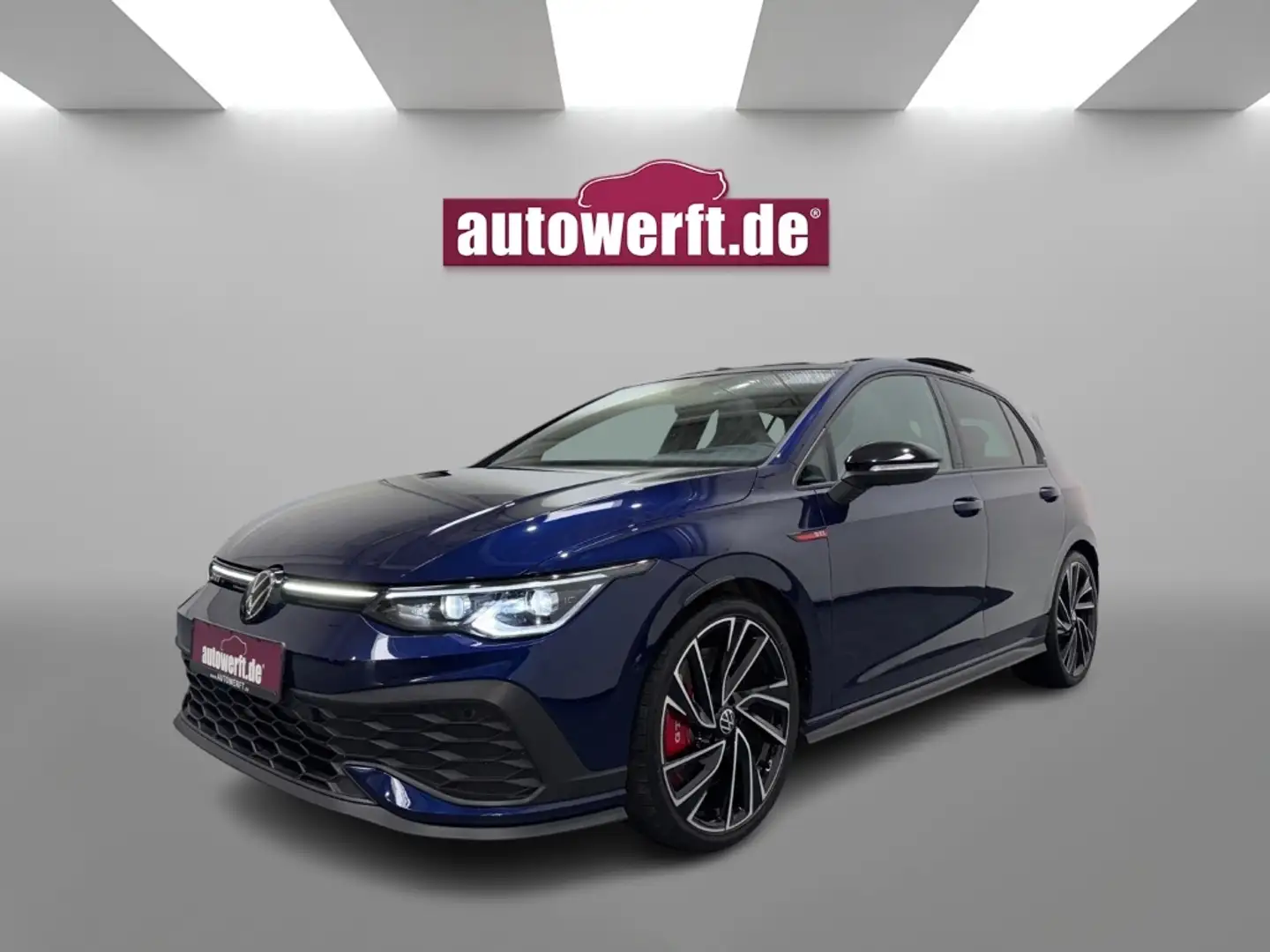 Volkswagen Golf GTI 8 2.0 TSI DSG CLUBSPORT BLACK PANO LEDER CAM 18Z M Blau - 1