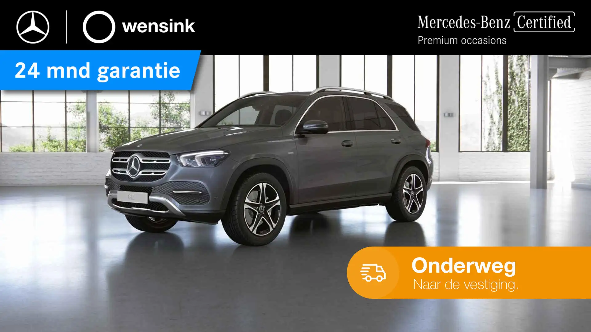 Mercedes-Benz GLE 350 de 4MATIC Premium Plus | Luchtvering | Trekhaak | Grijs - 1