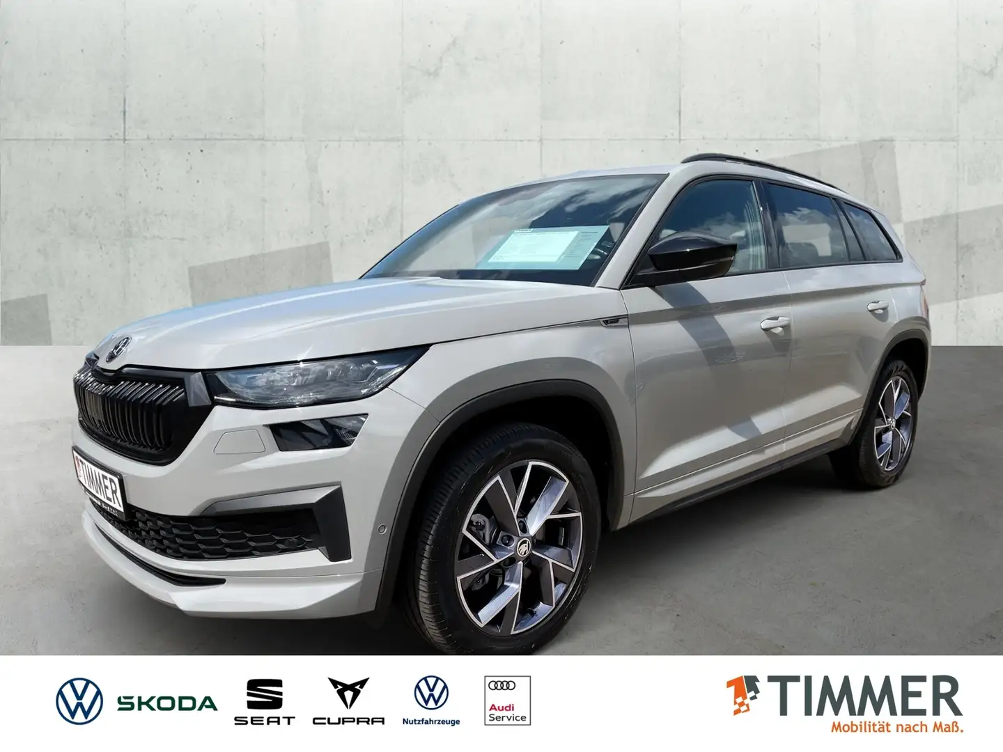 Skoda Kodiaq 2.0 TSI *Sportline* 4x4*AHK*LED*Clima*Rückfahrkam Gris - 1