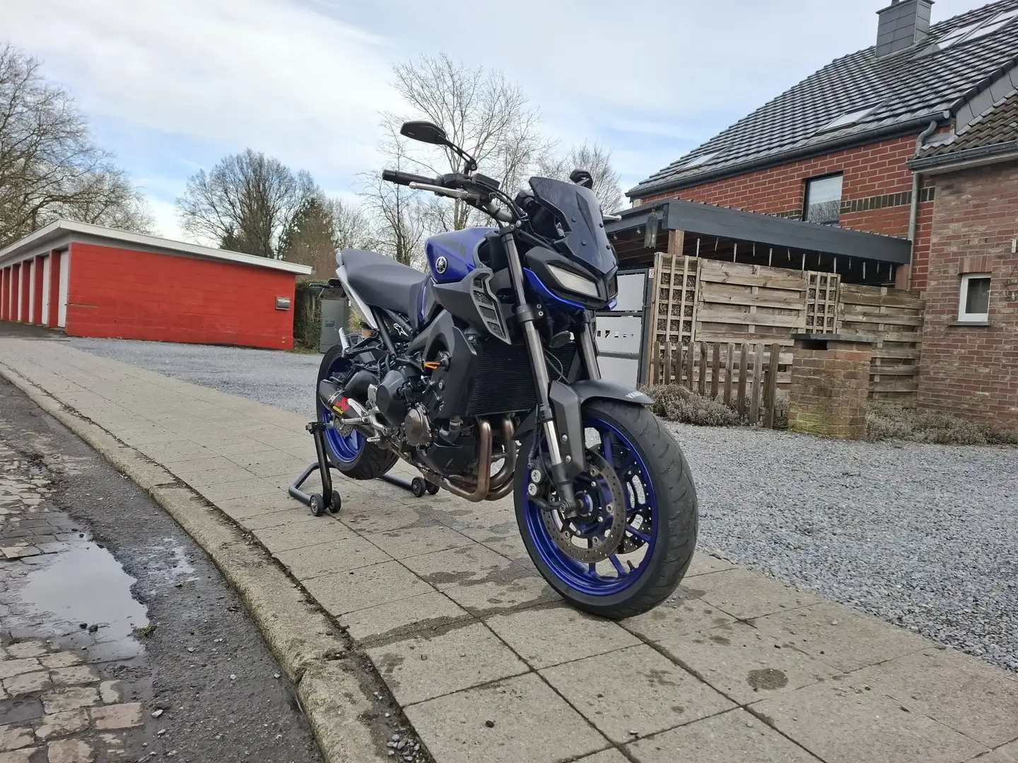 Yamaha MT-09 Bleu - 2