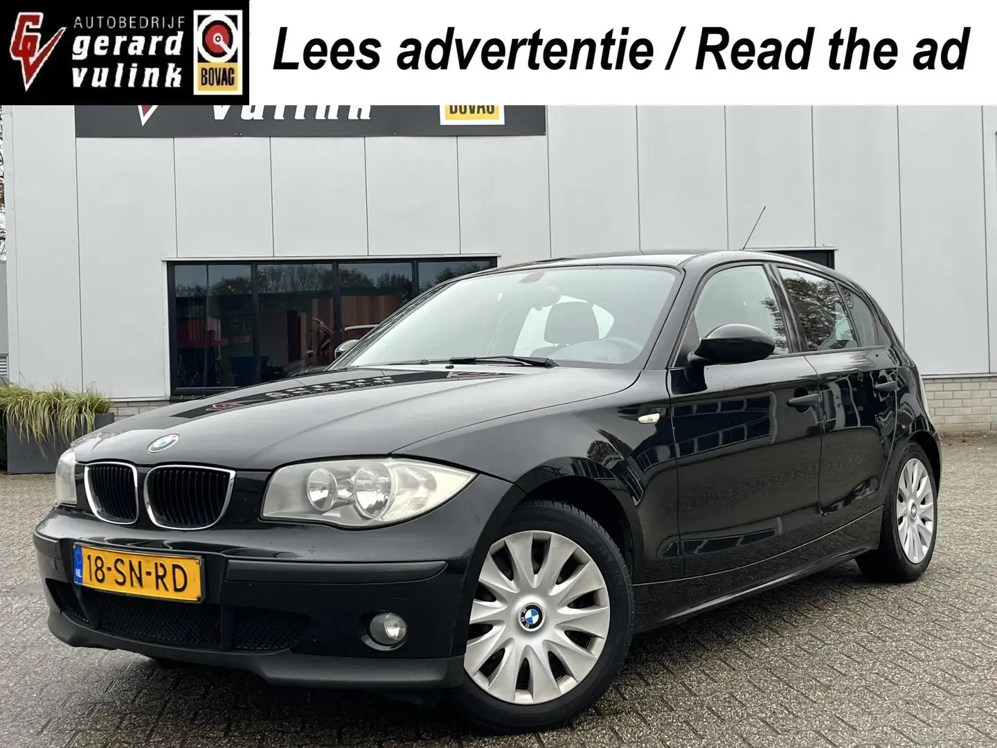 BMW 116 1-serie 116i Business Line EXPORT LEES ADVERTENTIE Noir - 1