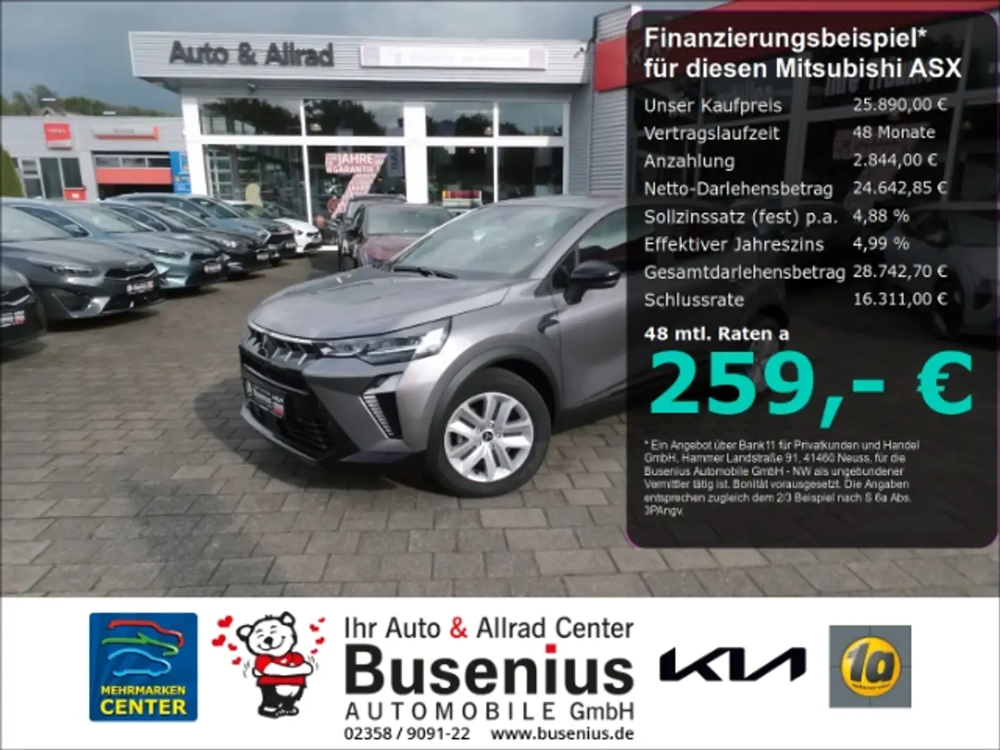 Mitsubishi ASX 1.3 MHB DCT Invite +SHZ+LED+So+Kamera Grau - 1