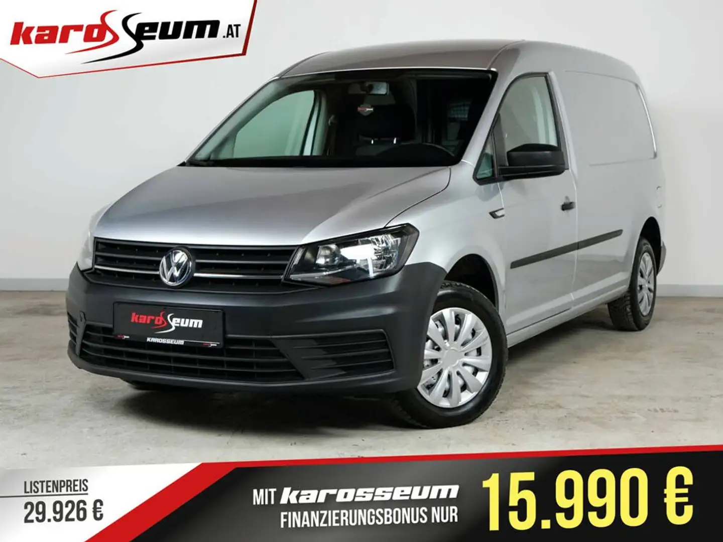 Volkswagen Caddy Maxi Kasten *TEMPO*KLIMA*SHZ*PDC-HINTEN* Silber - 1