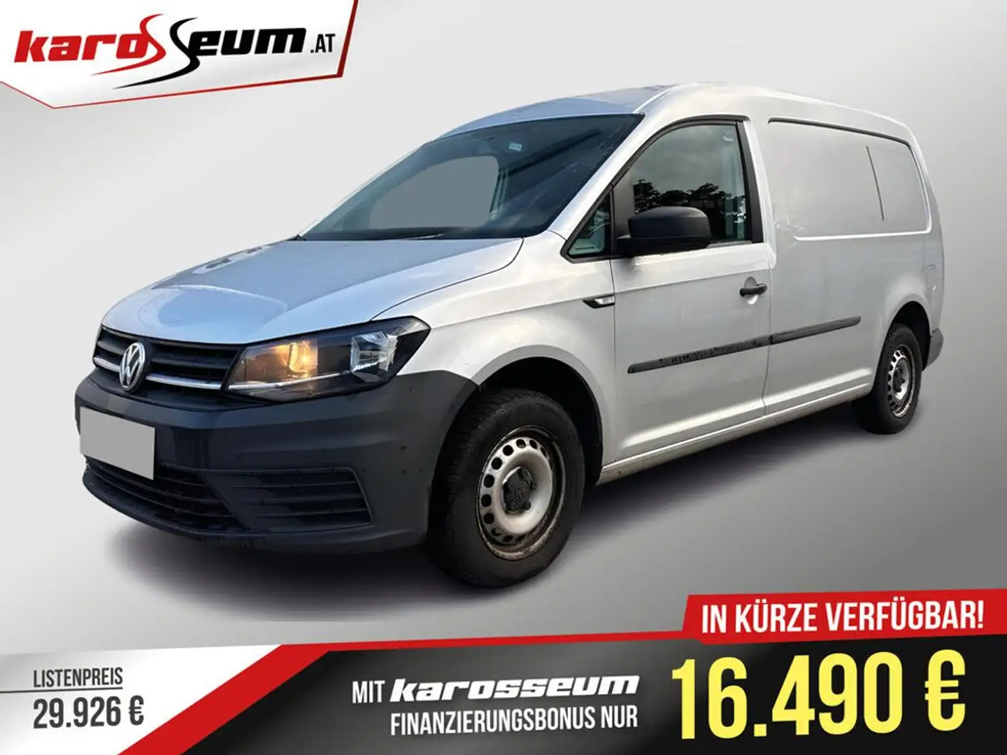 Volkswagen Caddy Maxi Kasten *TEMPO*KLIMA*SHZ*PDC-HINTEN* Zilver - 1