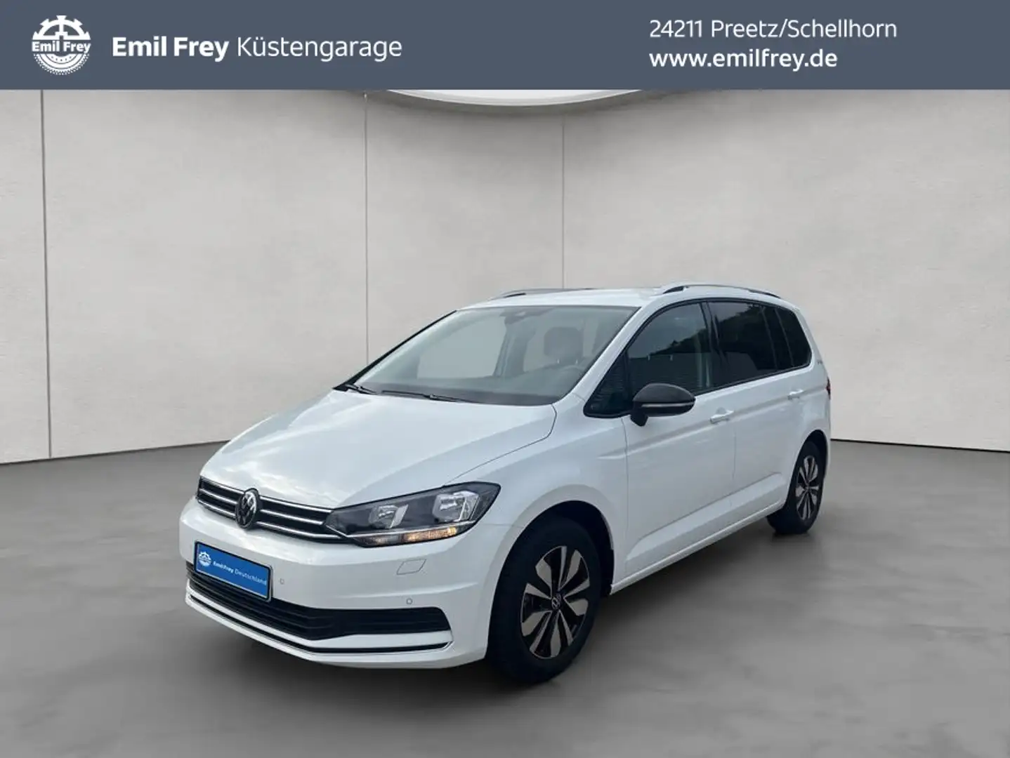 Volkswagen Touran 1.5 TSI Goal 7-Sitzer Kamera Navi ACC SHZ Weiß - 1