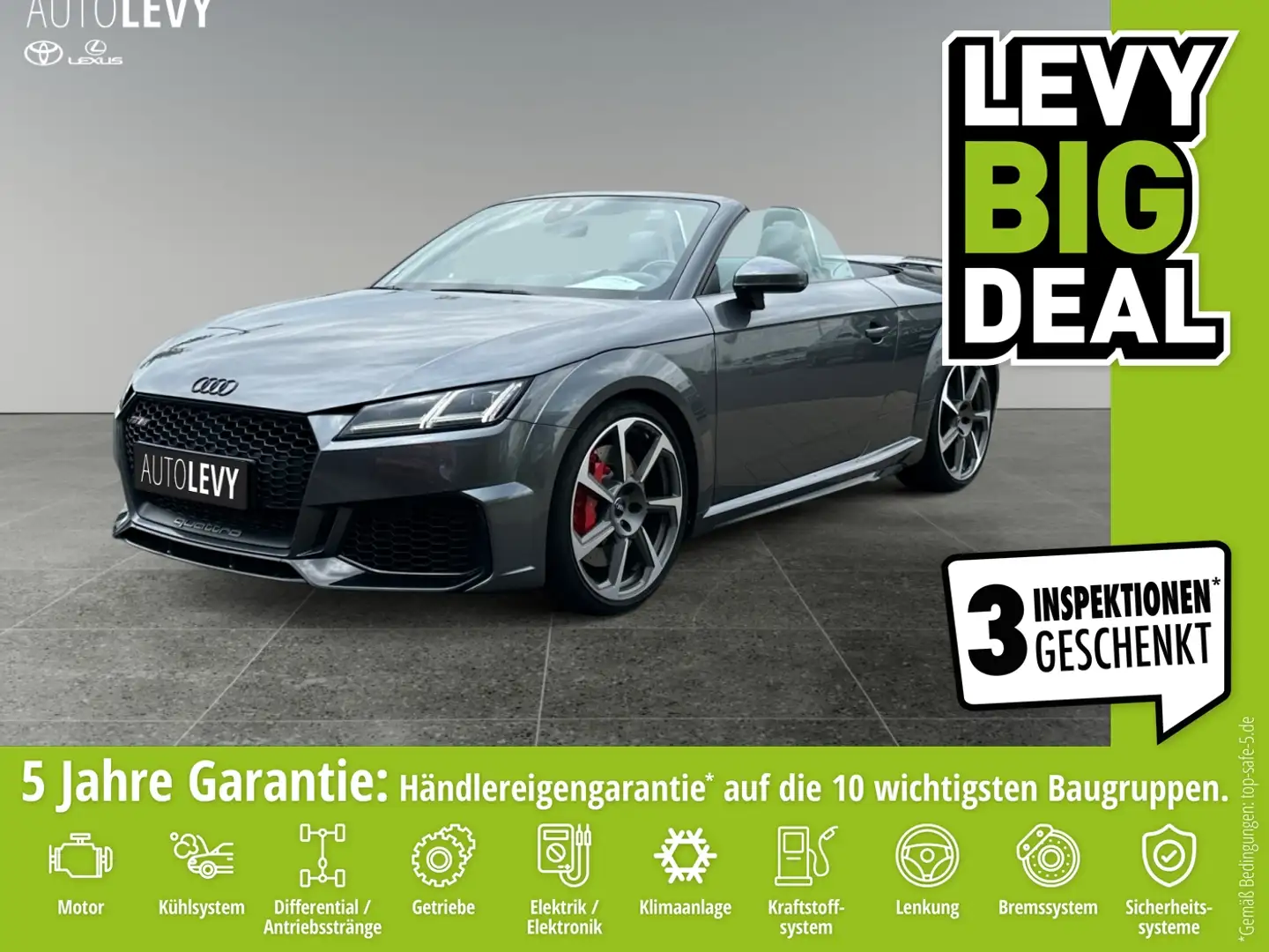 Audi TT RS Roadster 2.5 TFSI Quattro *NAVI*KLIMA*RFK* Grau - 1