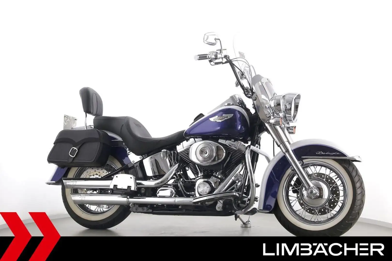 Harley-Davidson Softail DELUXE FLSTNI, Penzl Modrá - 1
