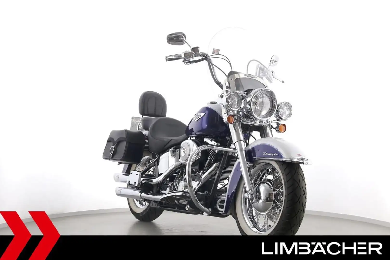 Harley-Davidson Softail DELUXE FLSTNI, Penzl Modrá - 2