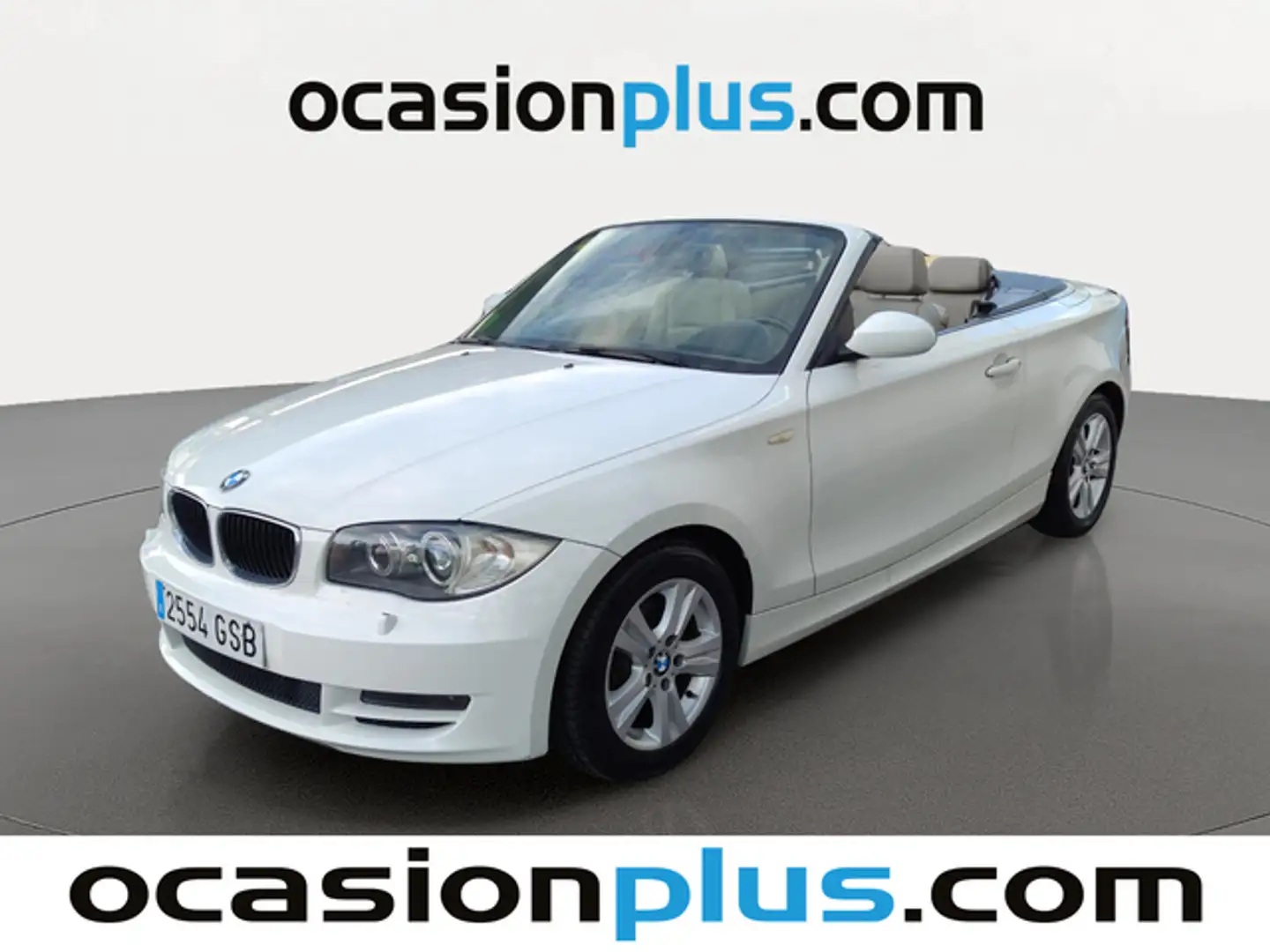BMW 118 118i Cabrio Blanc - 1