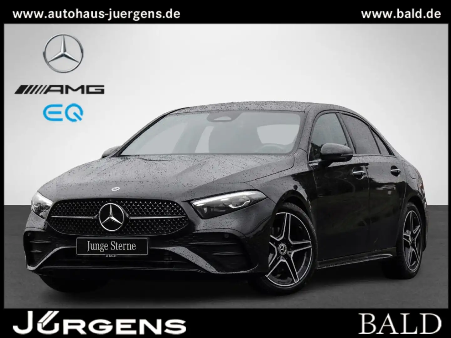 Mercedes-Benz A 200 d Limo AMG-Sport/Pano/360/Night/MBeam/Keyl Schwarz - 1