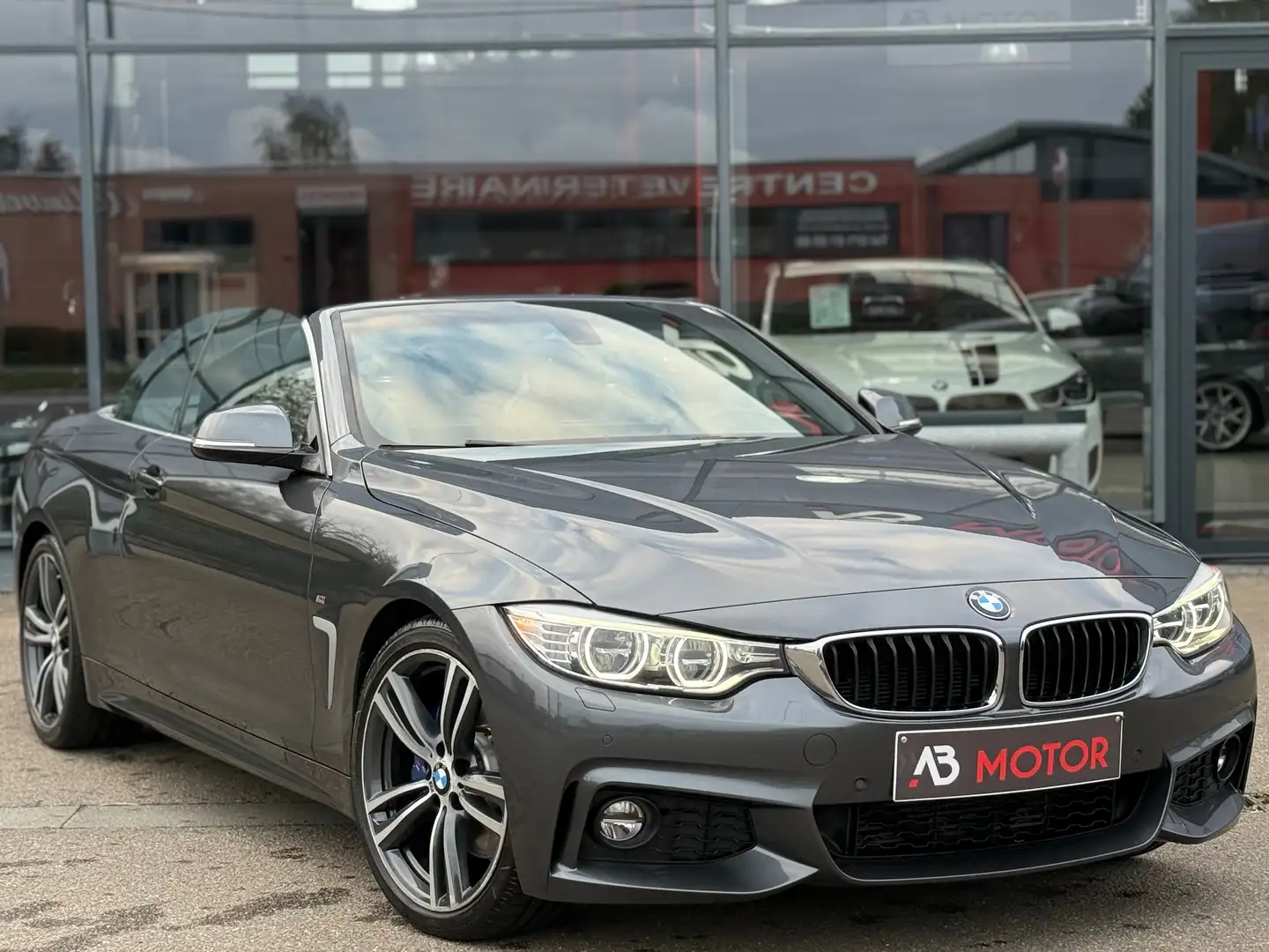 BMW 420 dAS PACK-M CABRIO 190CV LED GPS PDC AIRSCARF FULL Gris - 1