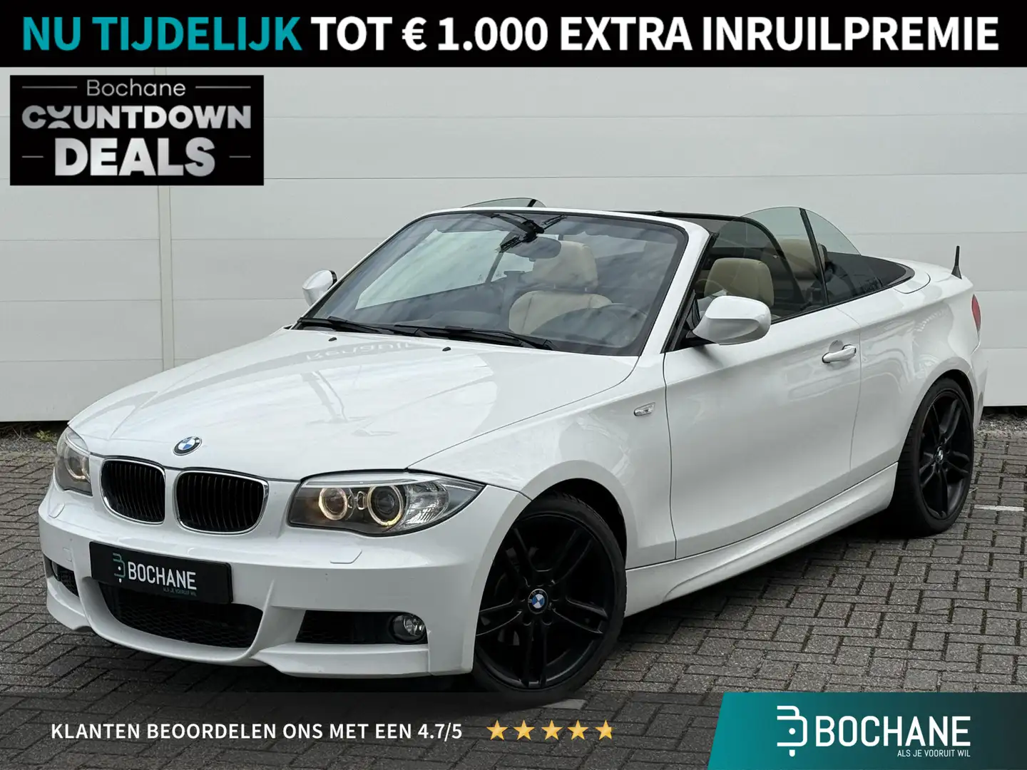 BMW 118 1-serie Cabrio 118i M Pakket | Zeer netjes | Sport Bianco - 1