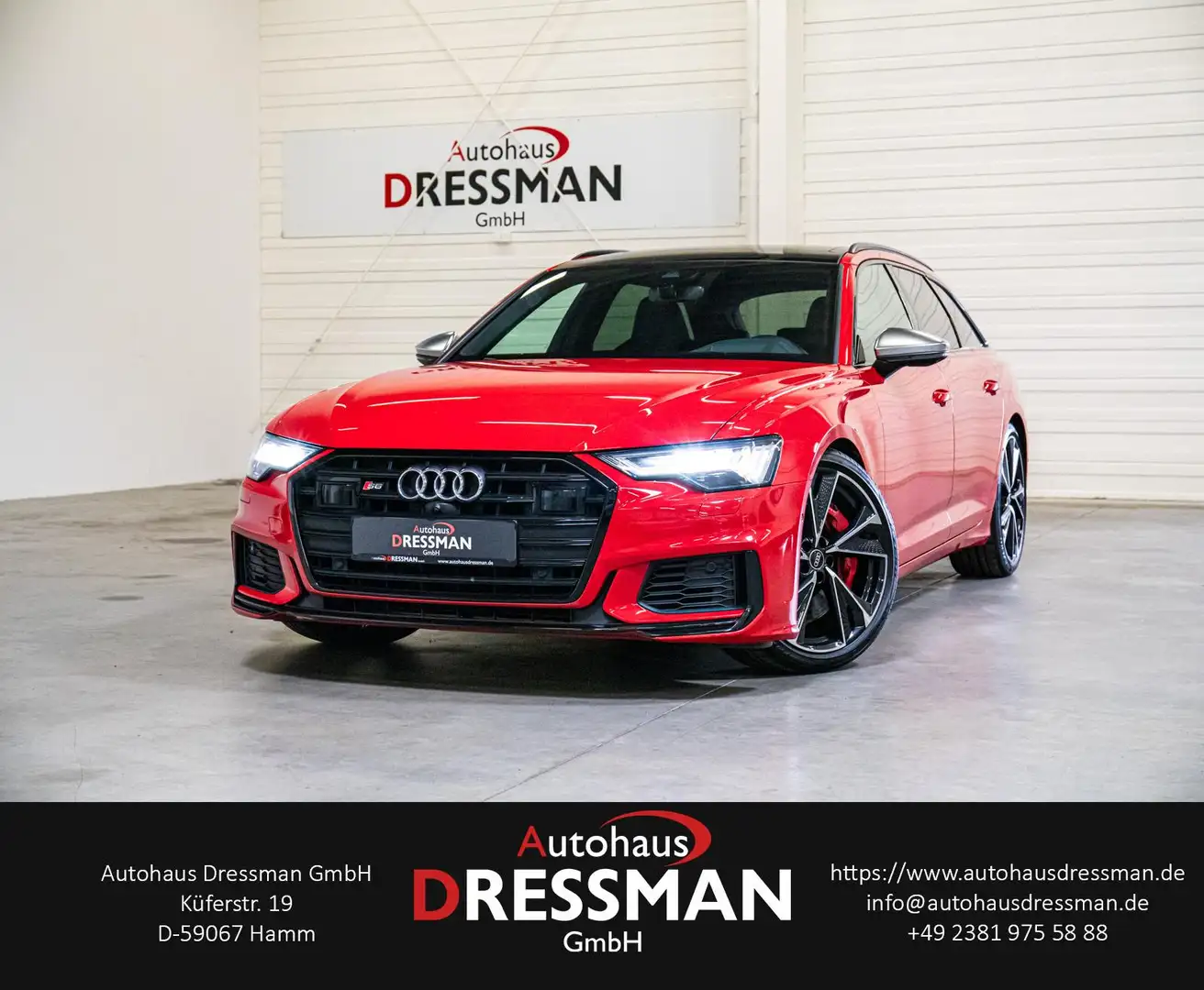 Audi S6 3.0 TDI Q. MATRIX PANO B&O STANDHZ. S-SITZE Rot - 1