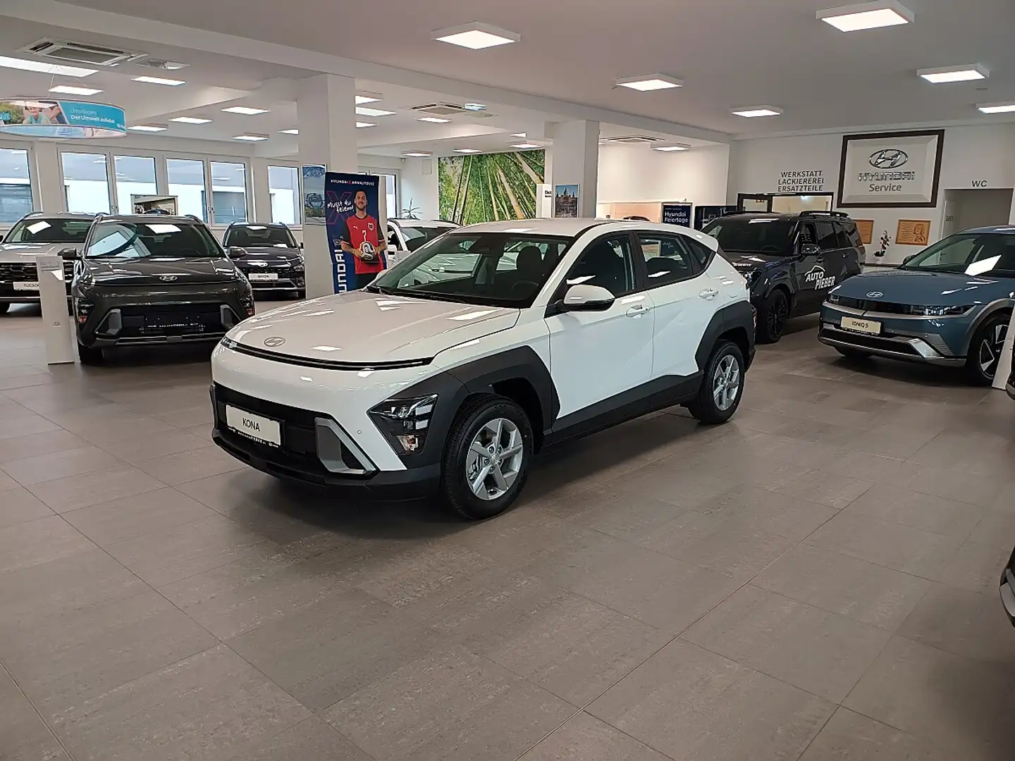 Hyundai KONA Kona 1,0 T-GDi 2WD Smart Line *LED*Navi*Klima* Weiß - 2