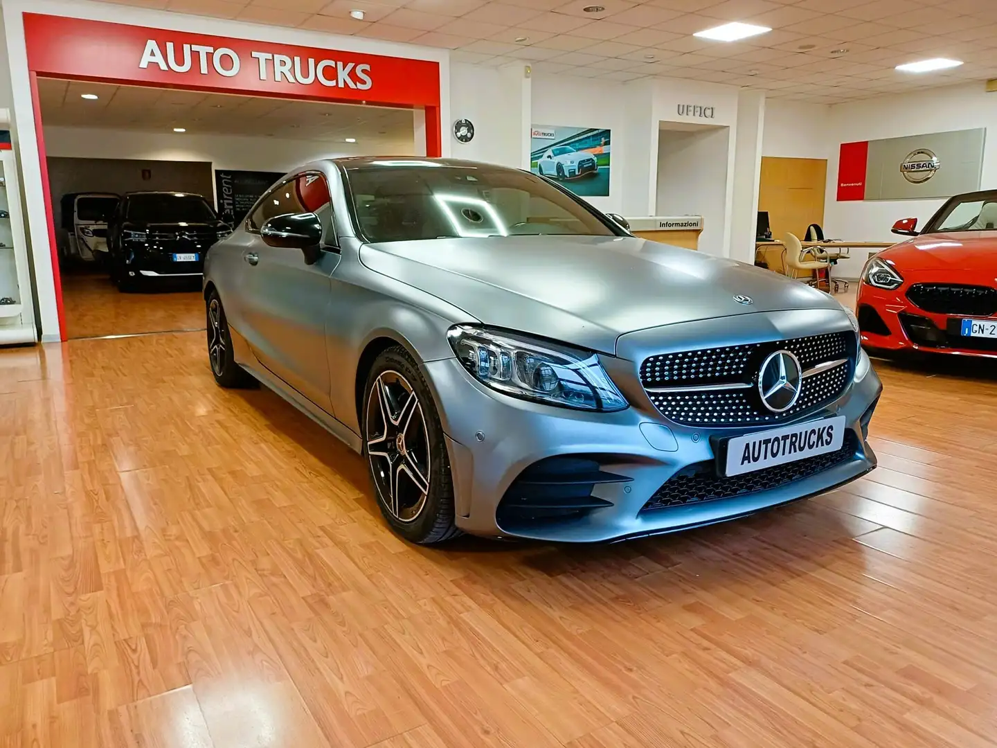 Mercedes-Benz C 220 Classe C-Coupe  d Premium AMG Gris - 2