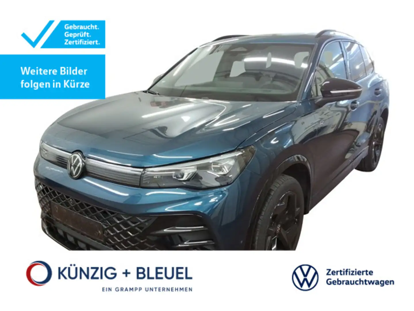 Volkswagen Tiguan R-Line 2.0TDI 4Motion +AHK+STDHZ+LEDER+ Blau - 1