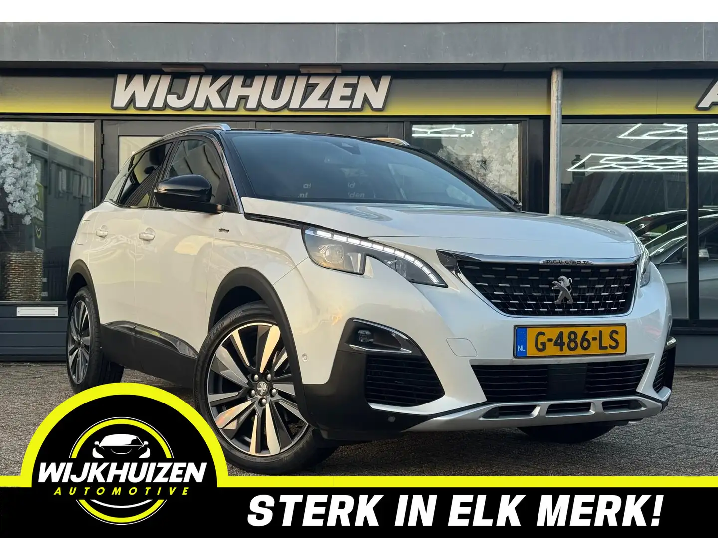 Peugeot 3008 1.2 PureTech GT Line met Led !!! Navigatie !!! Cru Weiß - 1