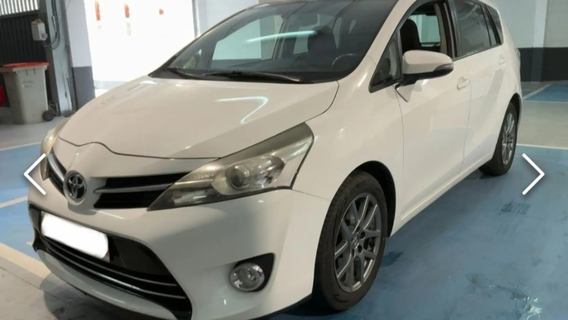 Toyota Verso 115D Advance 7pl. Blanco - 1