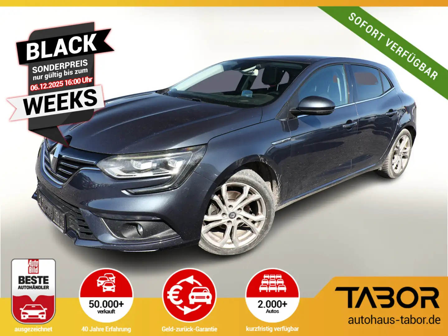 Renault Megane IV TCe 130 EDC BOSE NightP SchiebeD Nav Grau - 1