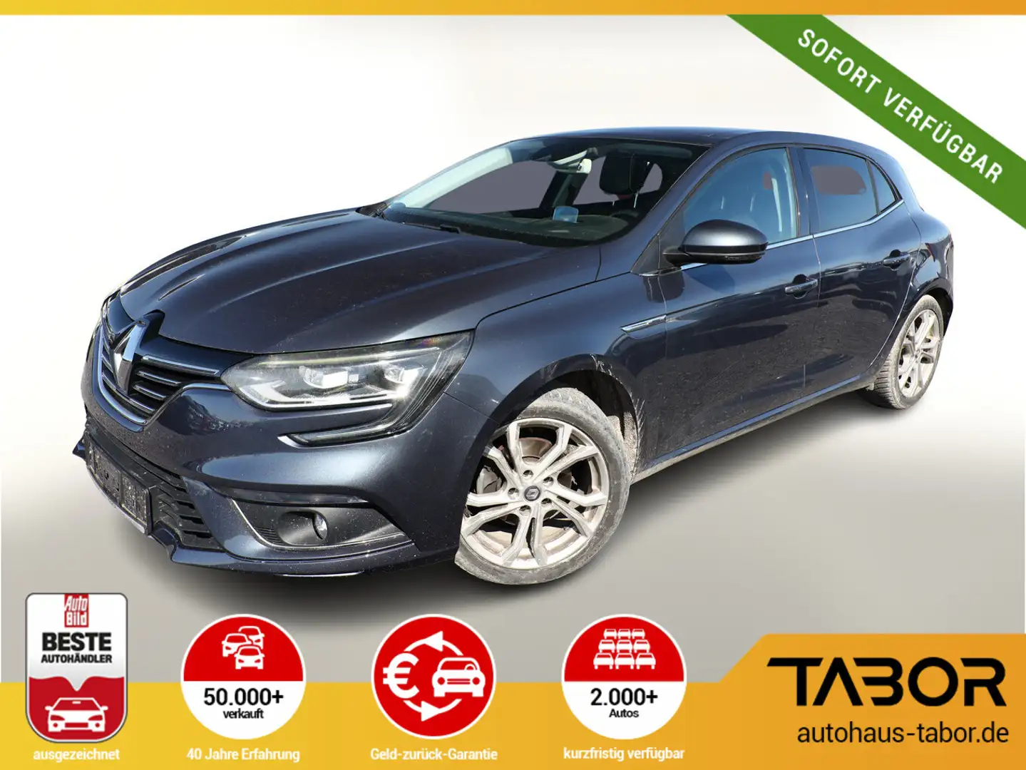 Renault Megane IV TCe 130 EDC BOSE NightP SchiebeD Nav Grau - 1
