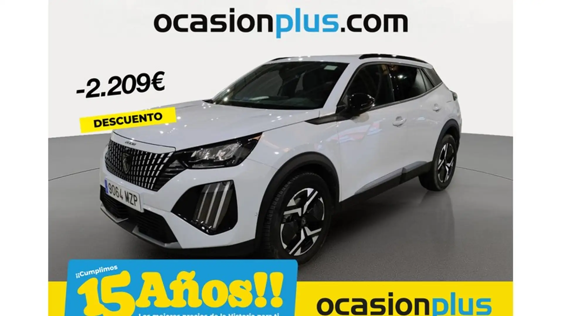 Peugeot 2008 Hybrid Allure eDCS6 145 Blanco - 1