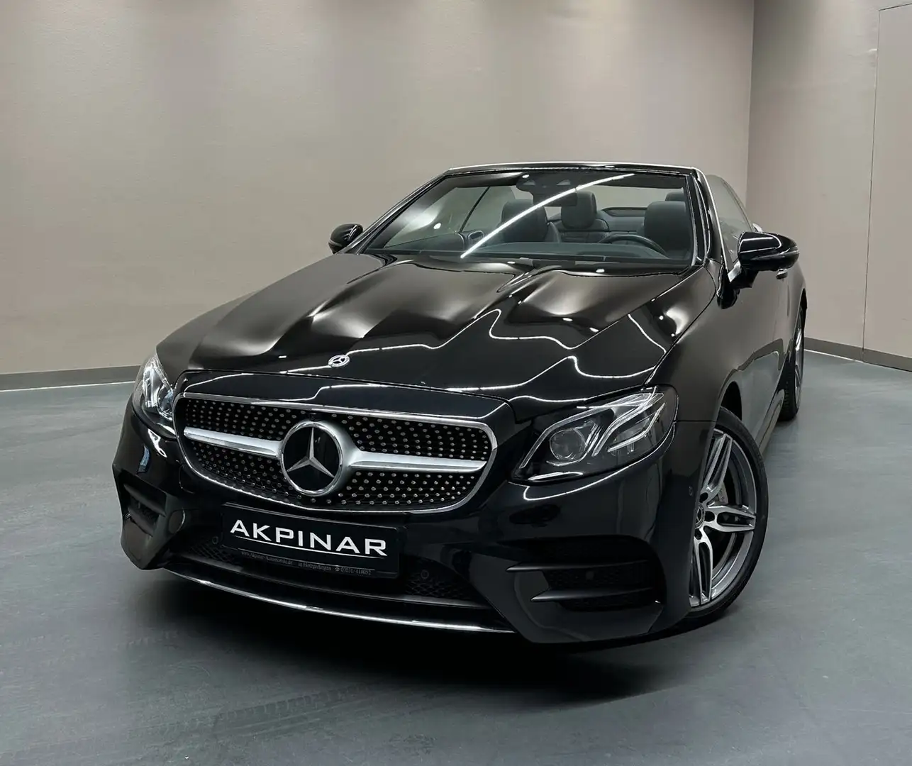Mercedes-Benz E 450 E450 Cabrio 4M AMG LINE **1. HAND*MEMORY*360°** Schwarz - 1