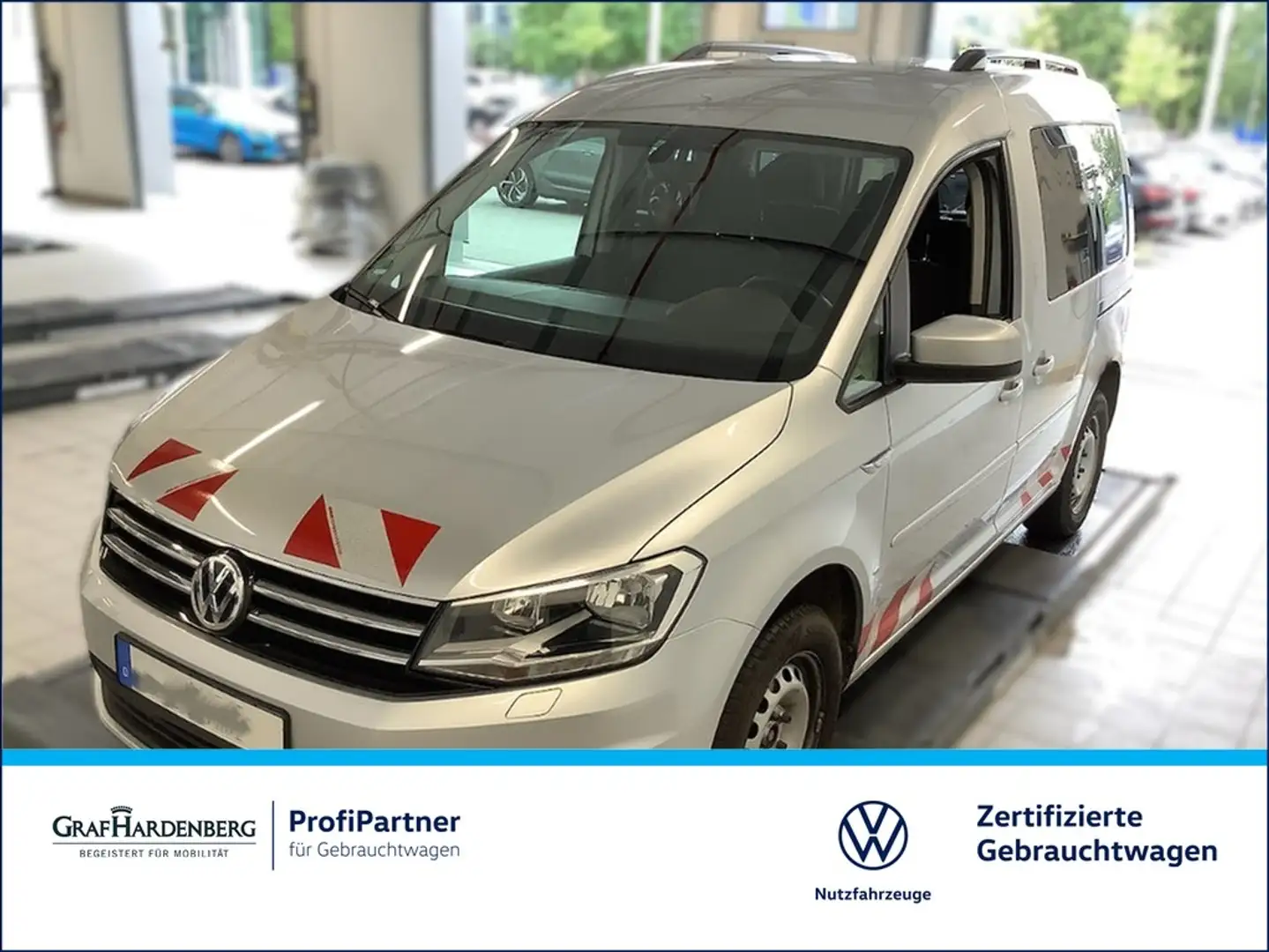 Volkswagen Caddy 2.0 TDI Comfortline Einparkhilfe Navi Silber - 1