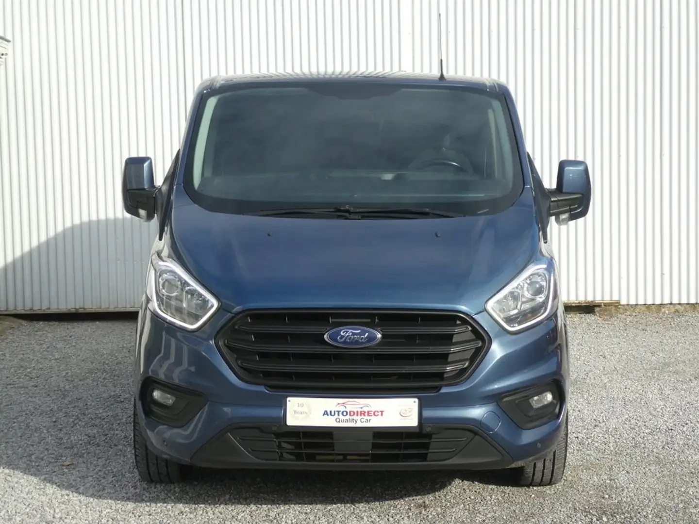 Ford Transit Custom 2.0 TDCi L2H1 double cabine 5places Airco, PDC Blauw - 2