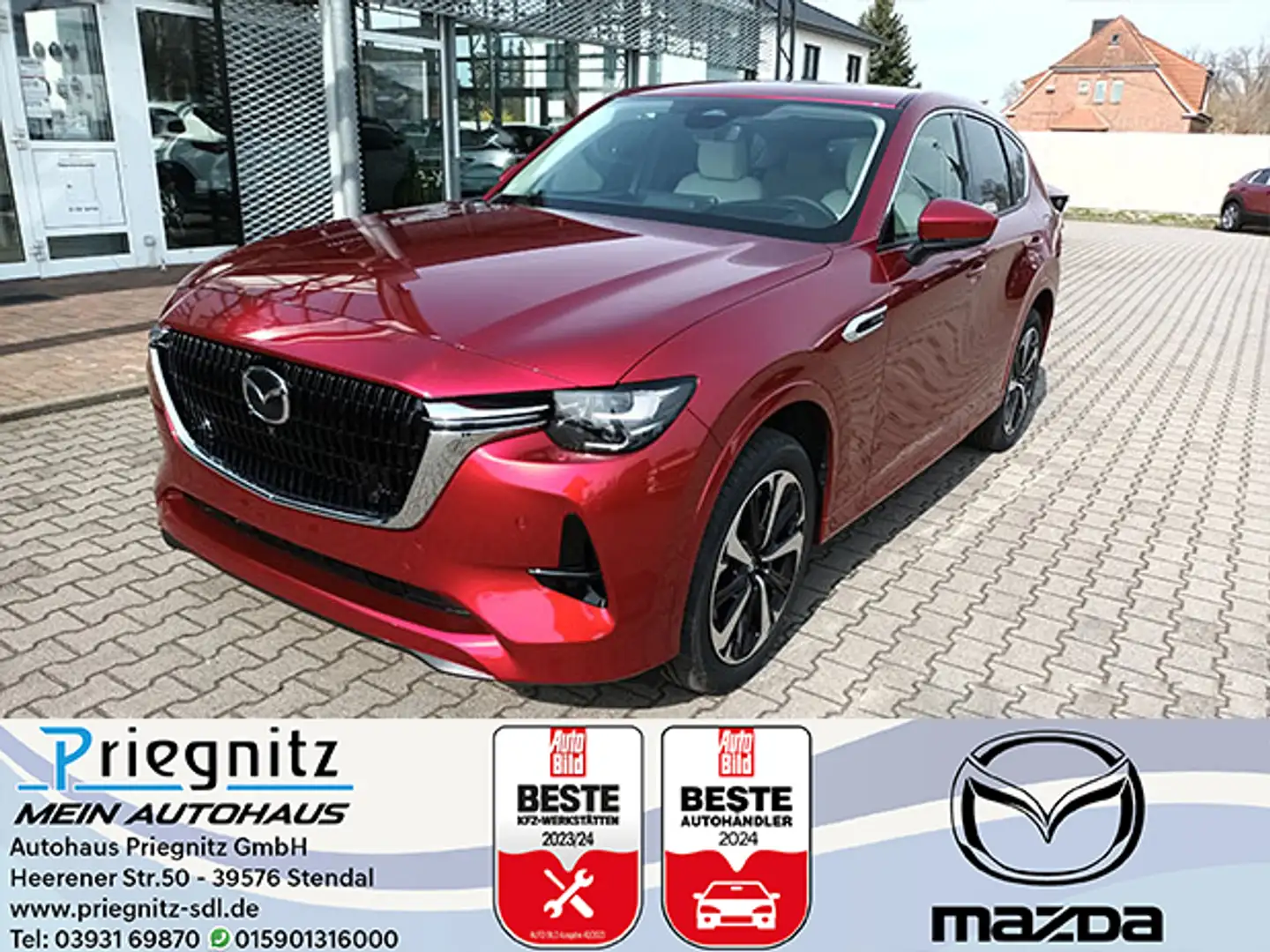 Mazda CX-60 e-SKYACTIV-D 254 TAKUMI AZV Rot - 1