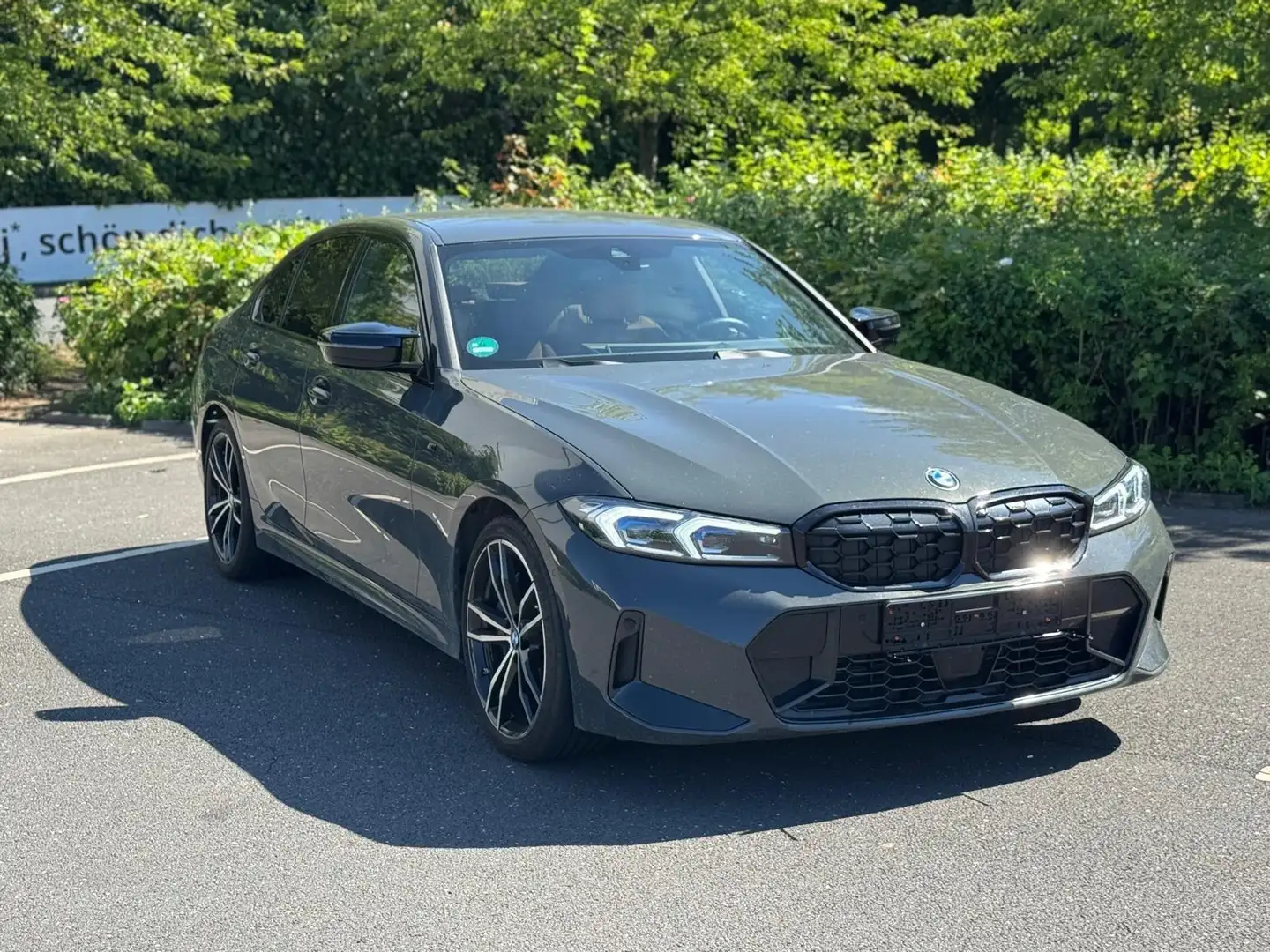 BMW 340 M340d mhev 48V xdrive MSport Pro auto Grigio - 2