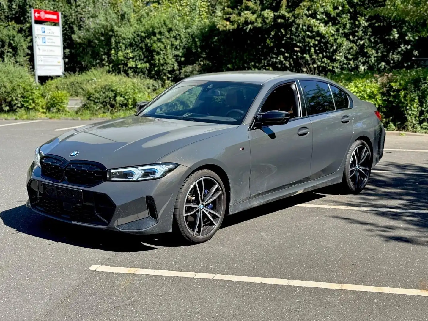 BMW 340 M340d mhev 48V xdrive MSport Pro auto Grigio - 1