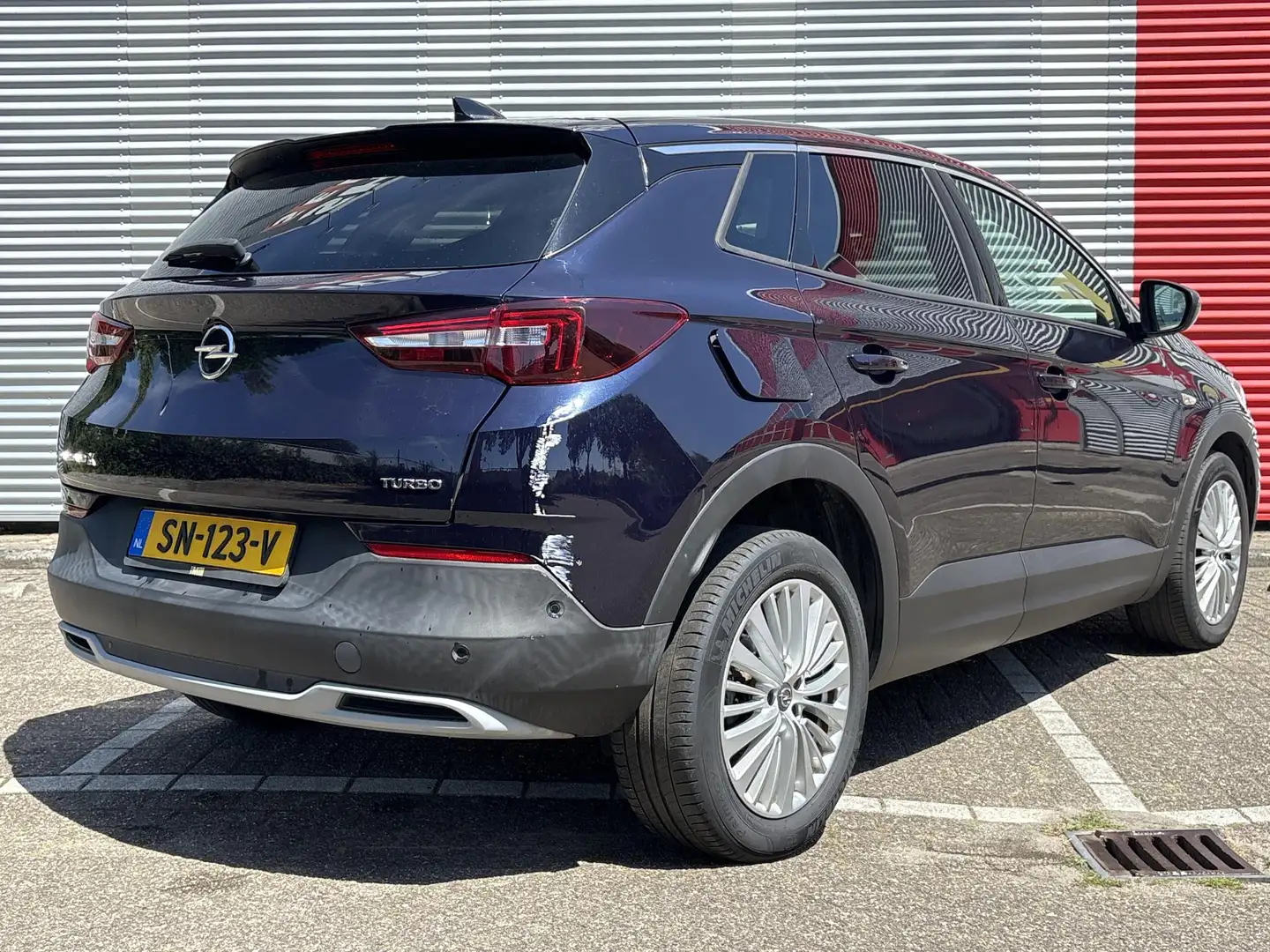 Opel Grandland X 1.2 Turbo Innovation | Cruise | Climate | Navi | P Blauw - 2