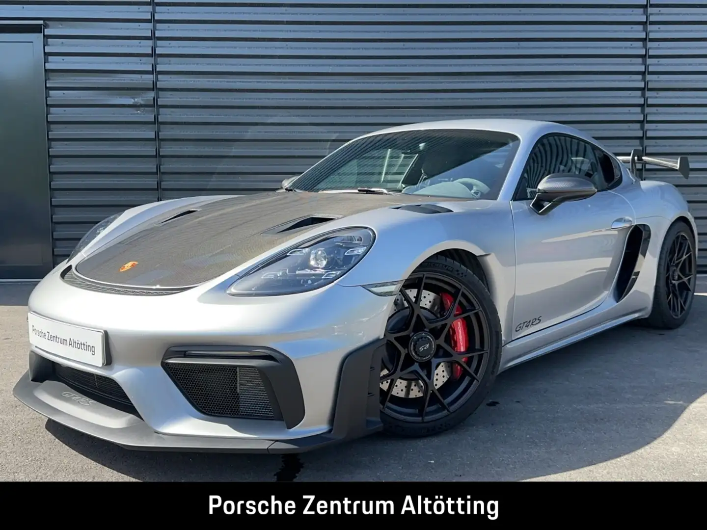 Porsche Cayman (718) GT4 RS | Weissach-Paket | PDLS | Zilver - 2