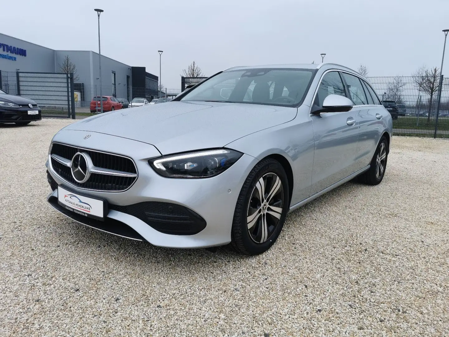 Mercedes-Benz C 220 T d DISTR 360°HEADUP LED VIRTUAL APP Zilver - 1