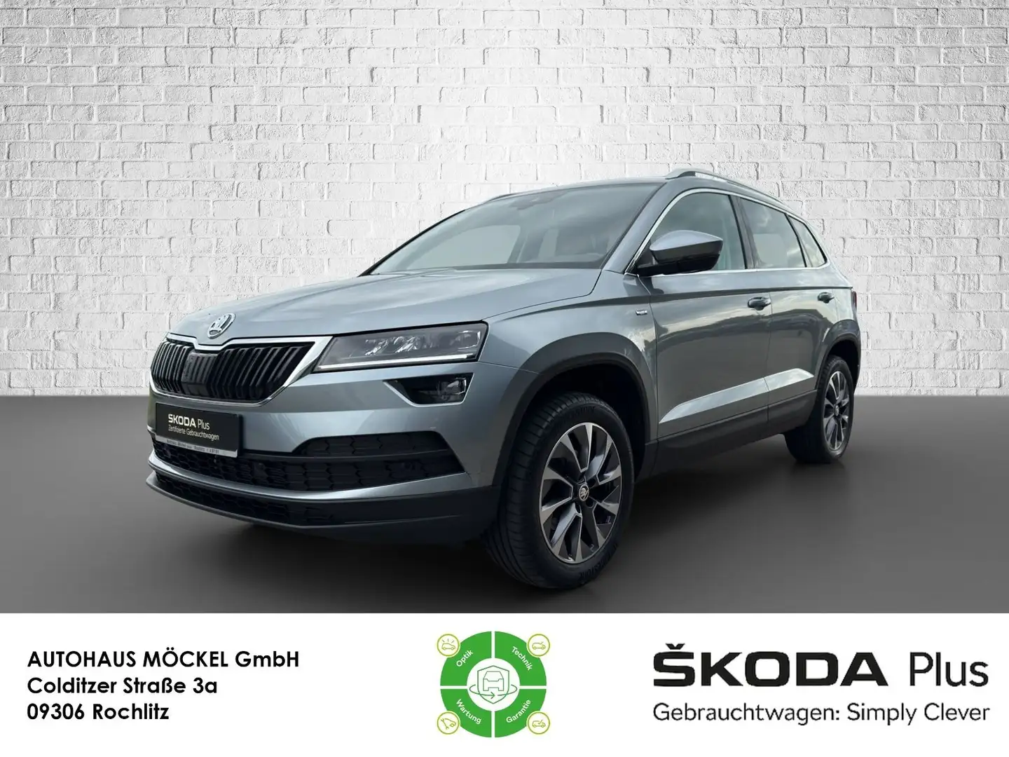 Skoda Karoq Drive 1.5 TSI NAVI/AHK/LED/PDC/Kamera Grau - 1