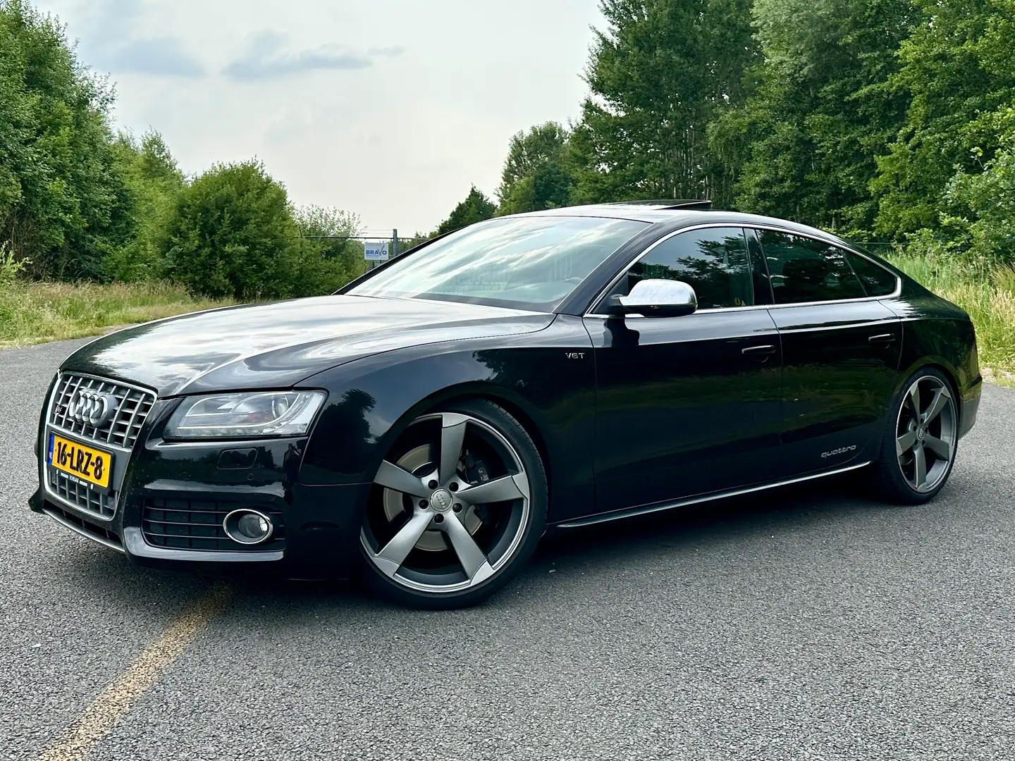 Audi S5 S5 3.0 TFSI Quattro Sportback NAP Carbon Memory Zwart - 1
