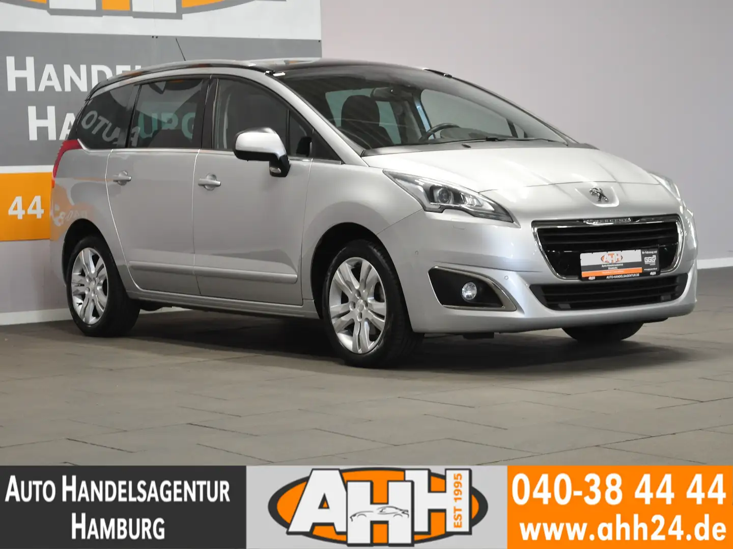 Peugeot 5008 1.6 HDi ALLURE HUD|LED|PANO|7SITZ|STDH|AHK! Grau - 2