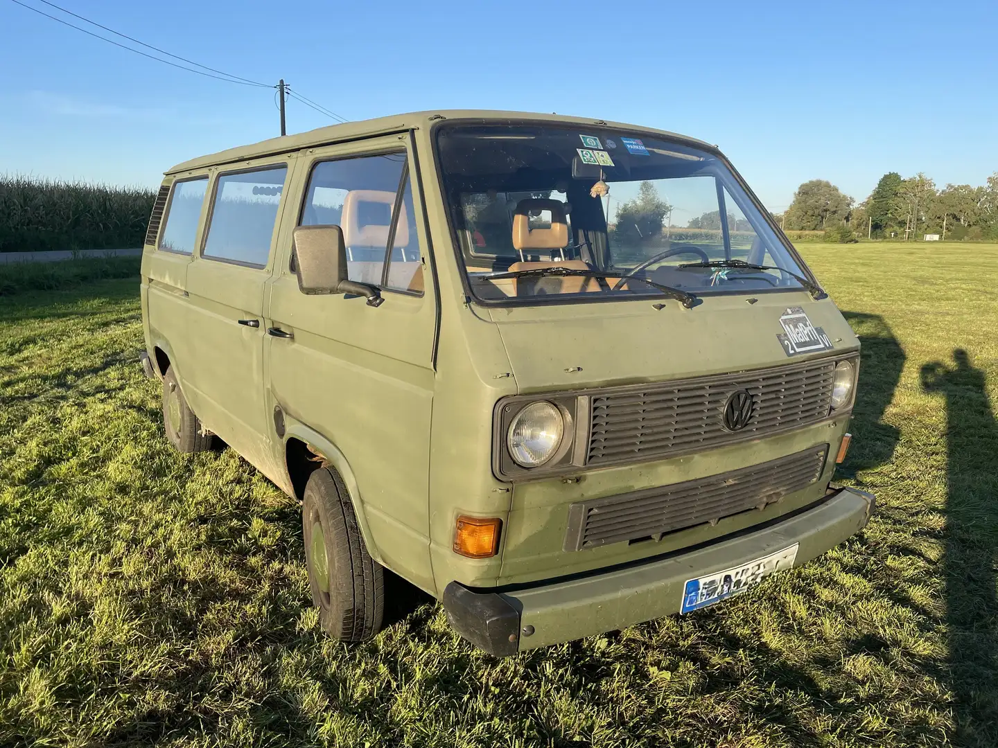 Volkswagen T3 Transporter Grün - 1