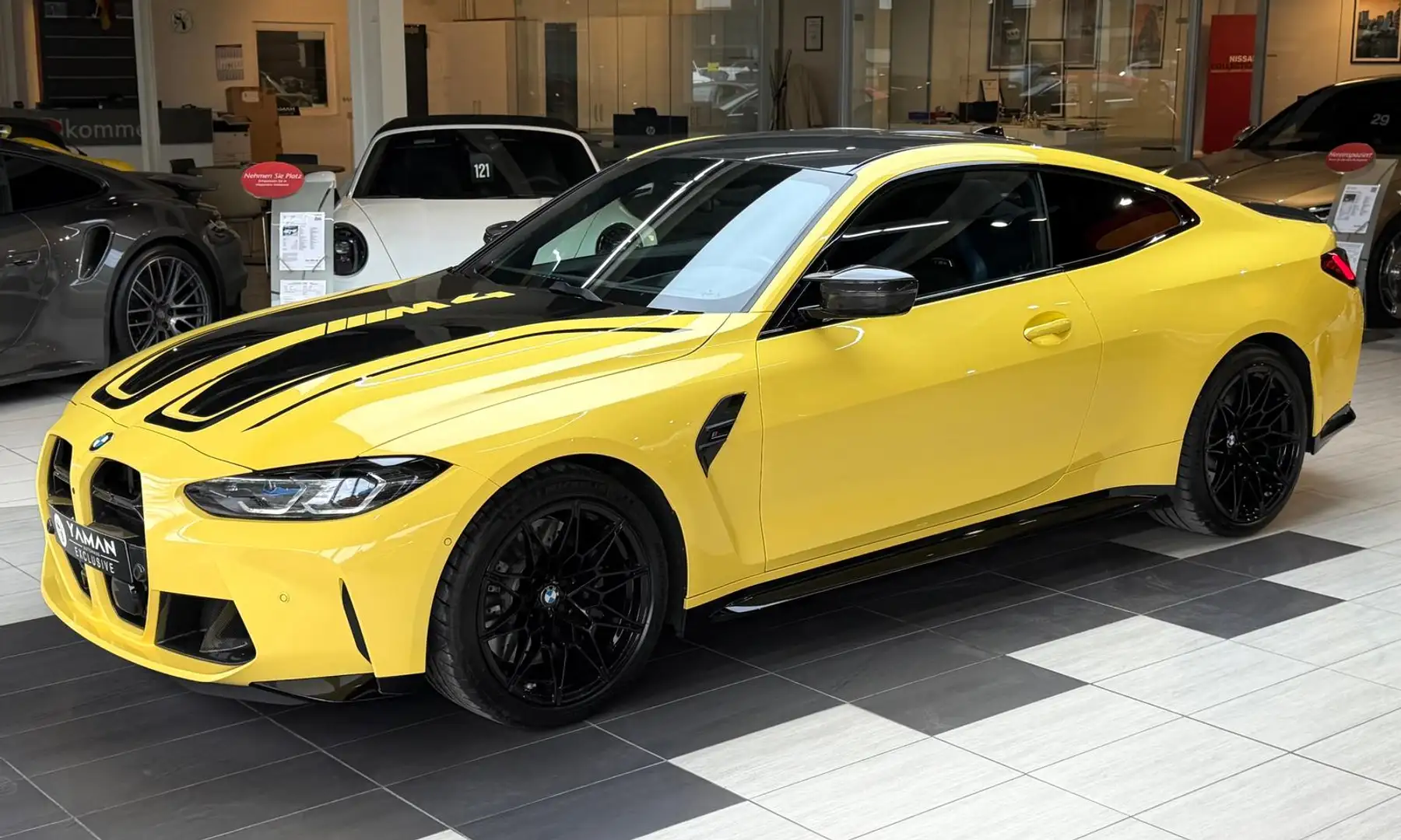 BMW M4 xDrive Compe.*Carbon Ext.*Schale*Sonderlacki. Gelb - 2