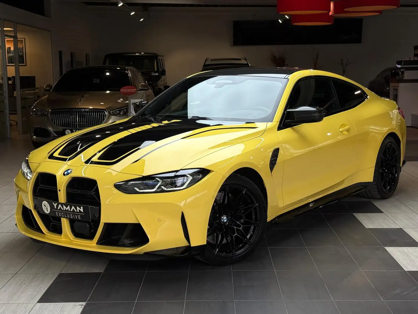 BMW M4 xDrive Compe.*Carbon Ext.*Schale*Sonderlacki. Gelb - 1