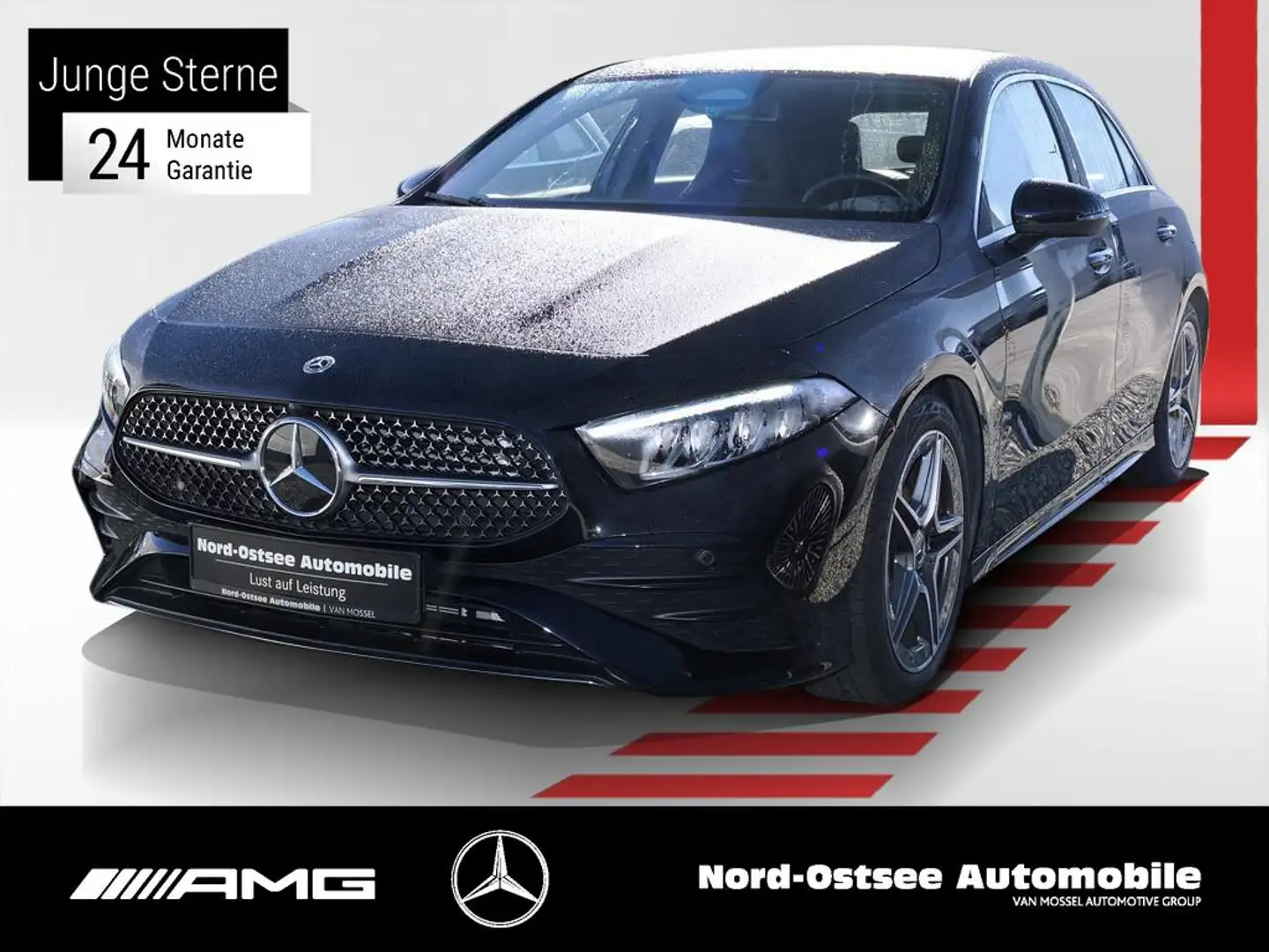 Mercedes-Benz A 200 AMG LED KLIMA KAMERA SITZHZG Noir - 1